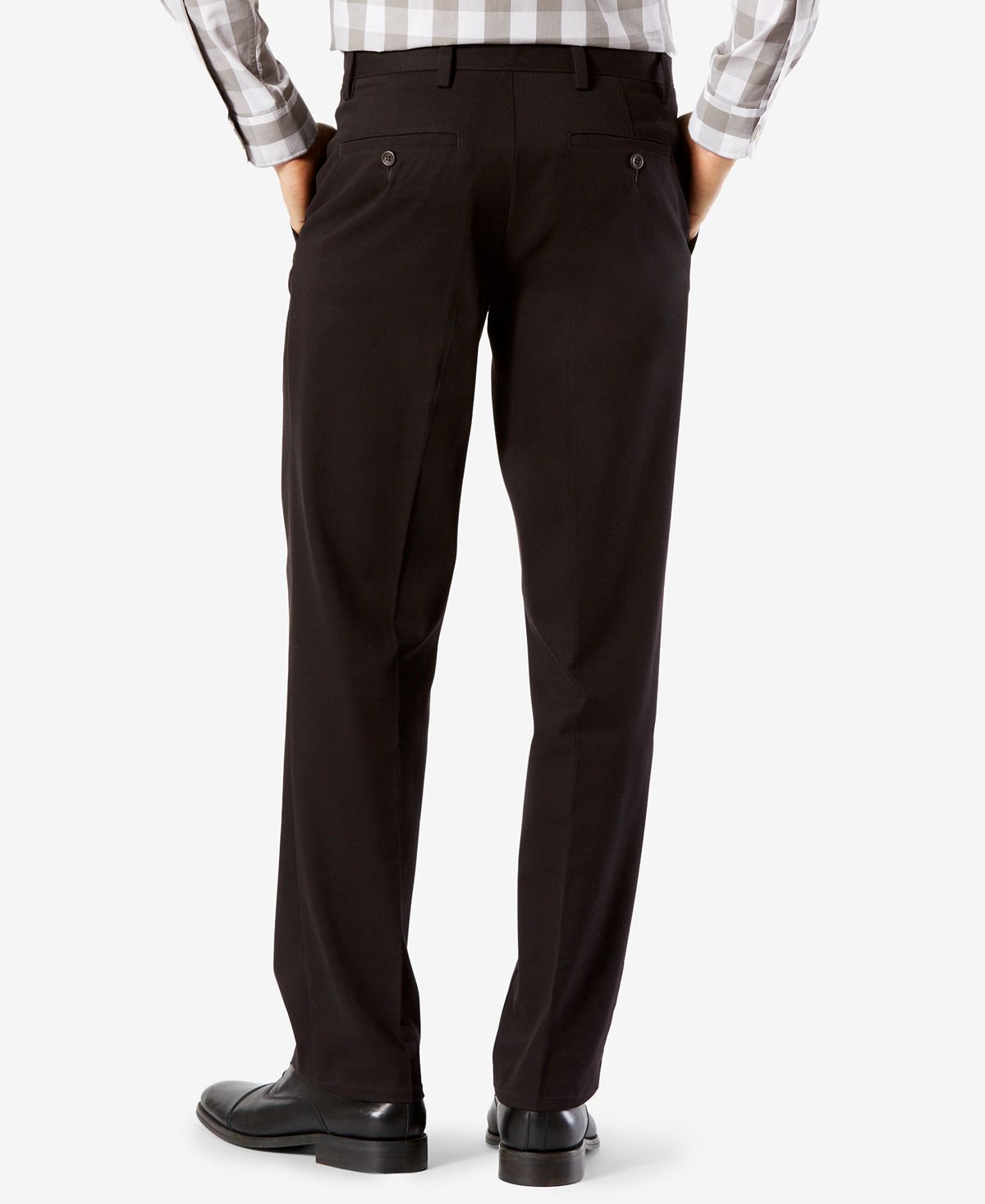 Dockers Easy Straight Fit Khaki Stretch Pants Black