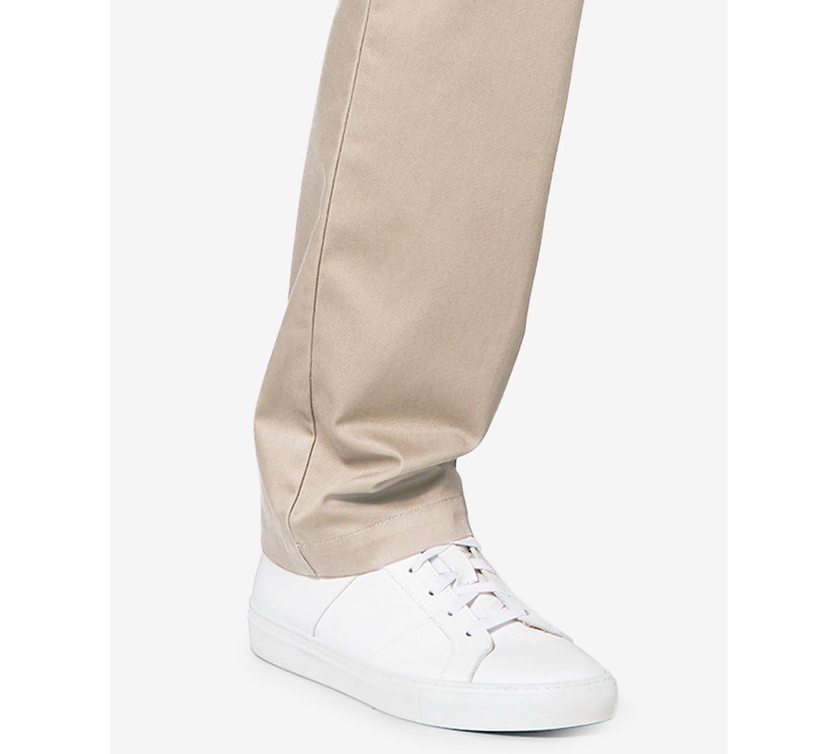 Dockers ' Signature Lux Cotton Straight Fit Stretch Khaki Pants Cloud