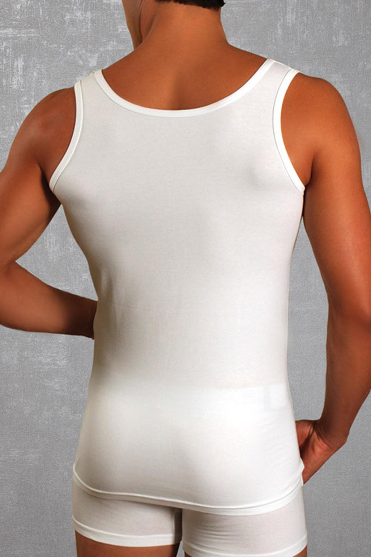 Doreanse White Athletic Big Scoop Tank