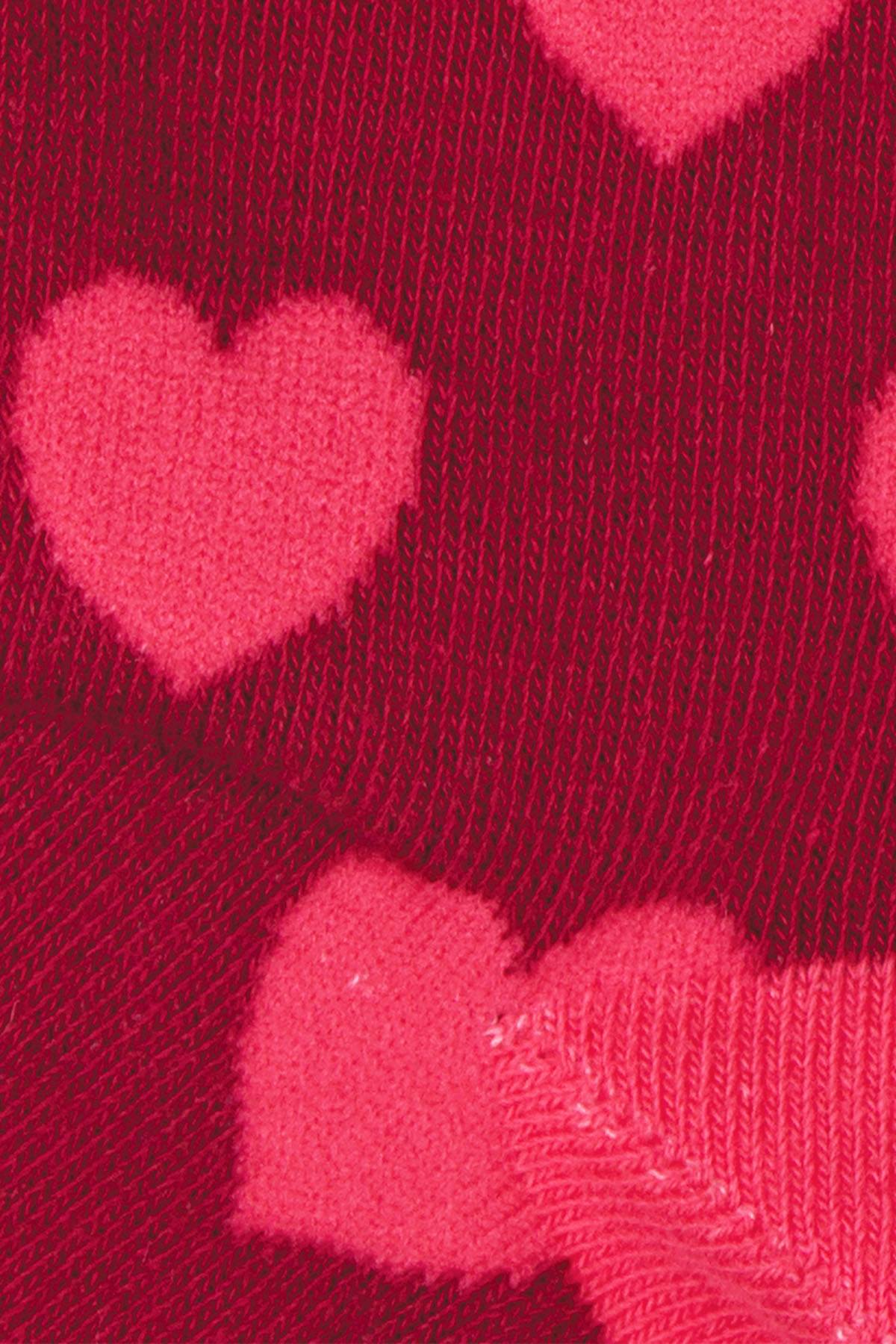 Drake & Hutch Red/Pink 'All You Need Is Love' Crew Socks