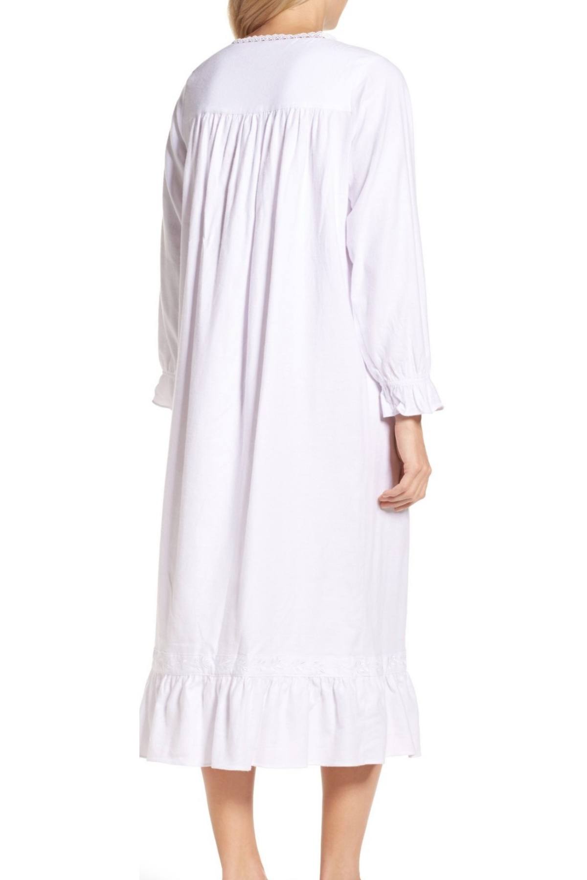 Eileen West White Embroidered Ballet Nightgown