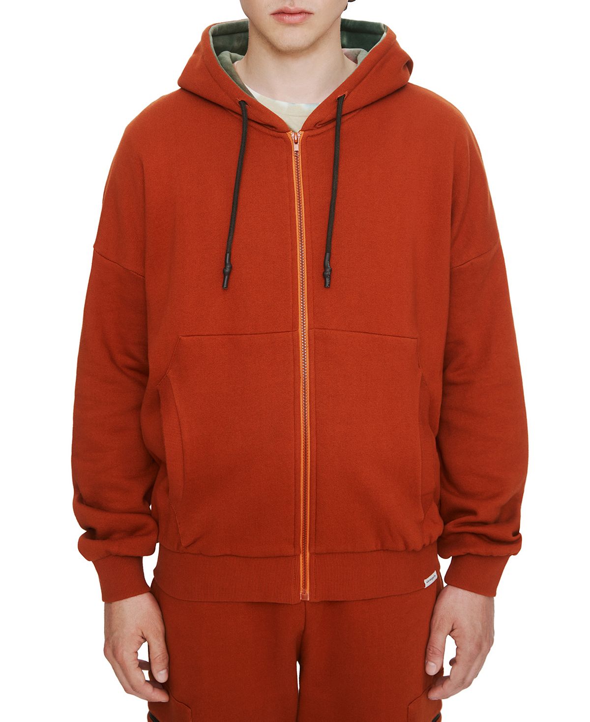 Eleven Paris Zip-up Hoodie Bombay Brown