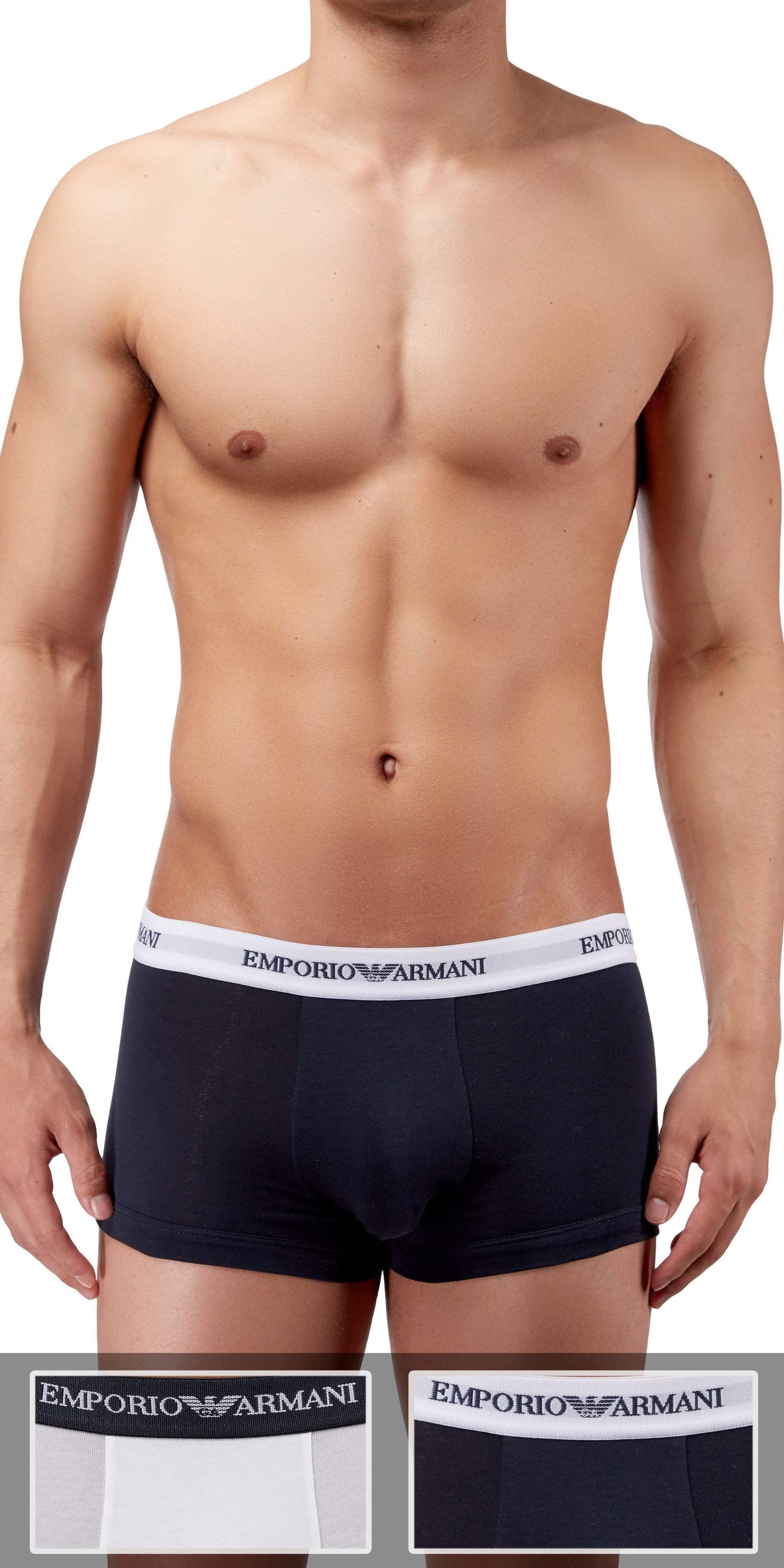 Emporio Armani 2-Pack Trunk White-marine