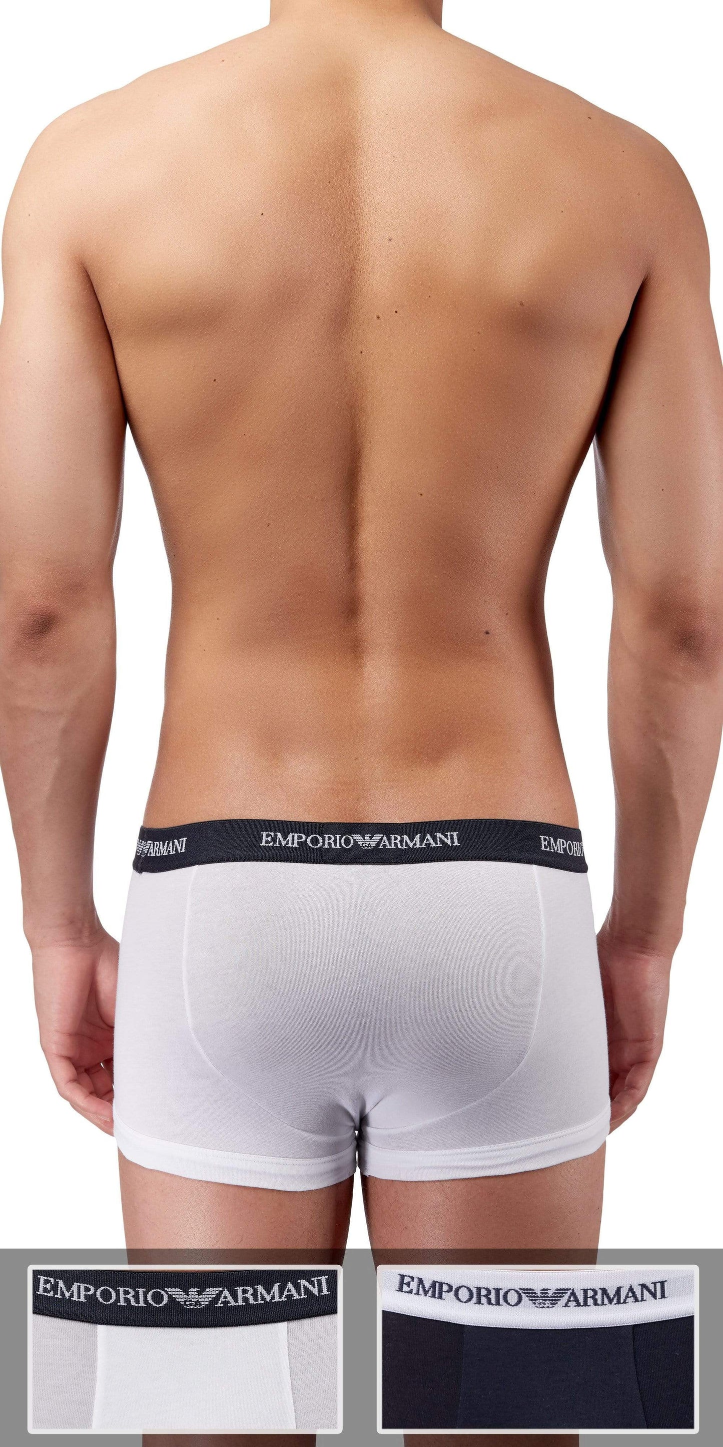 Emporio Armani 2-Pack Trunk White-marine