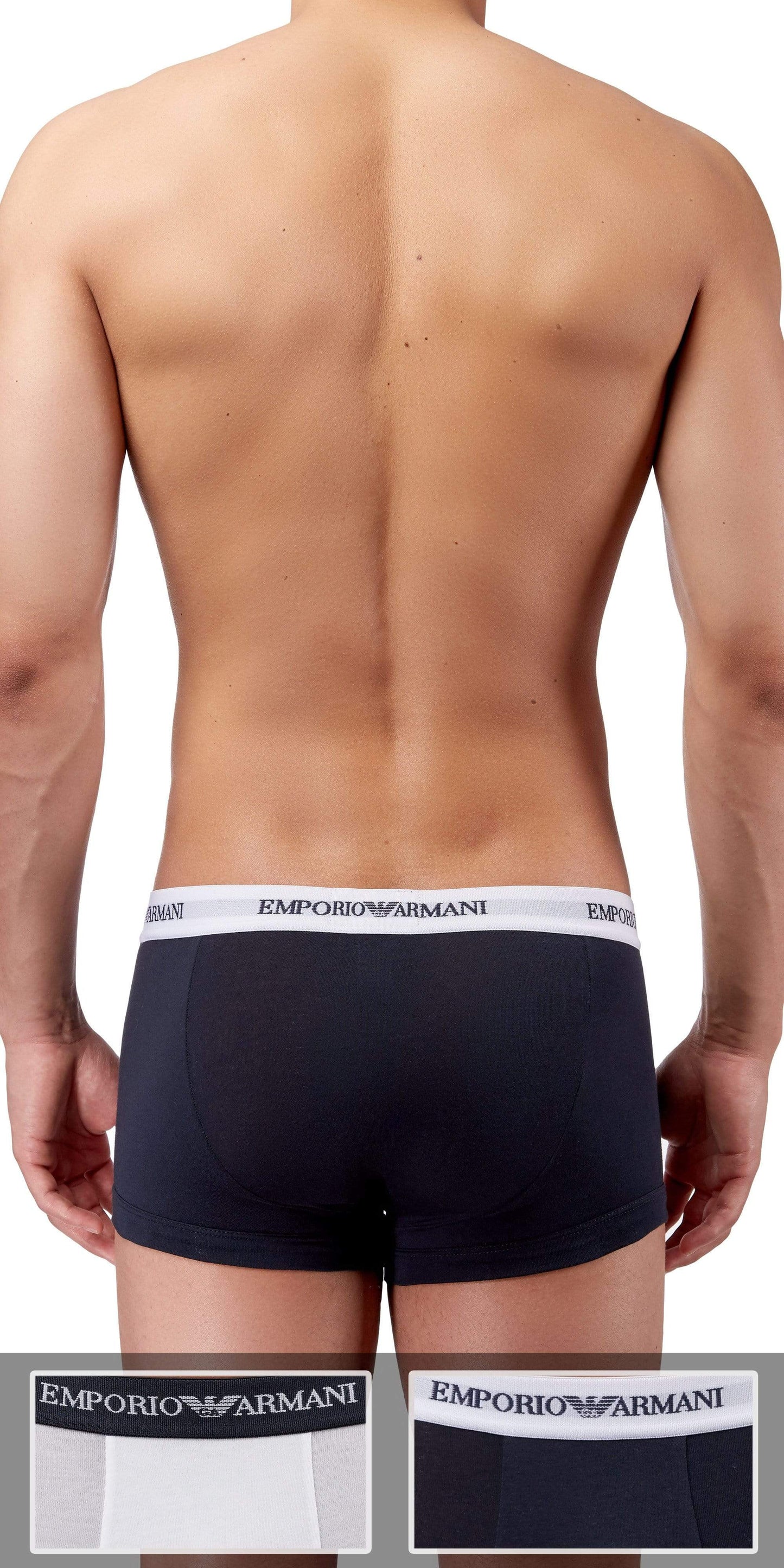 Emporio Armani 2-Pack Trunk White-marine