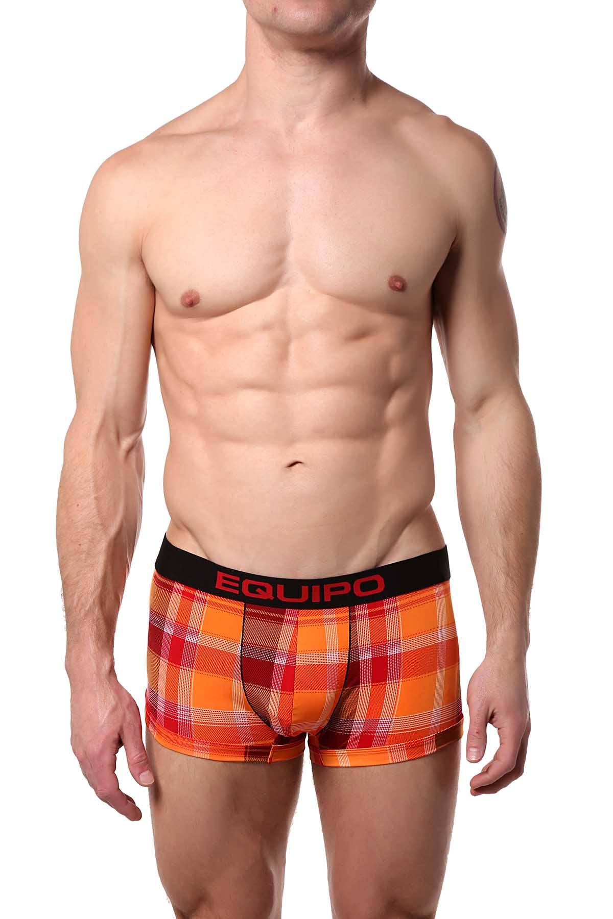 Equipo Orange/Black Plaid/Solid Brazilian Trunk 2-Pack