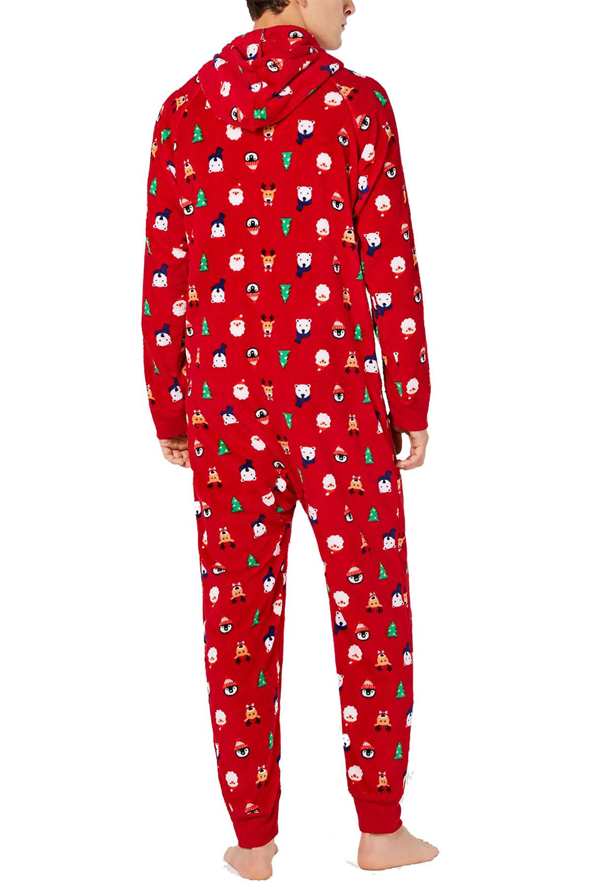 Family Pajamas Matching Men's Polar Bear Hooded Pajamas, Created For Macy's  - Macy's