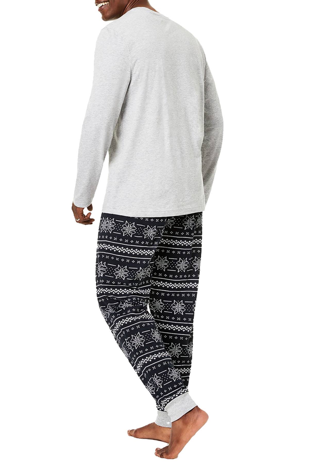 Family PJs Men Ready Set Snow Pajama Set