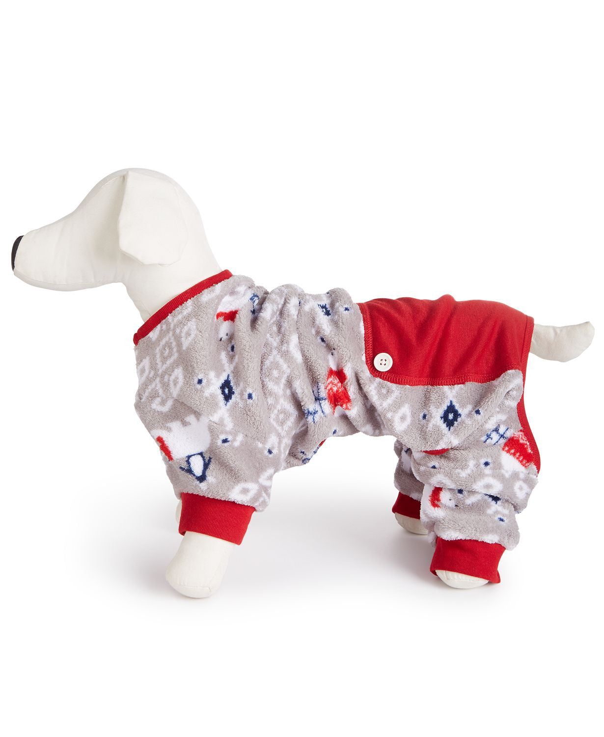 Family PJs PET Holiday Pajamas in Polar Bear Grey