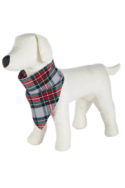 Family PJs PET Stewart Plaid Bandana