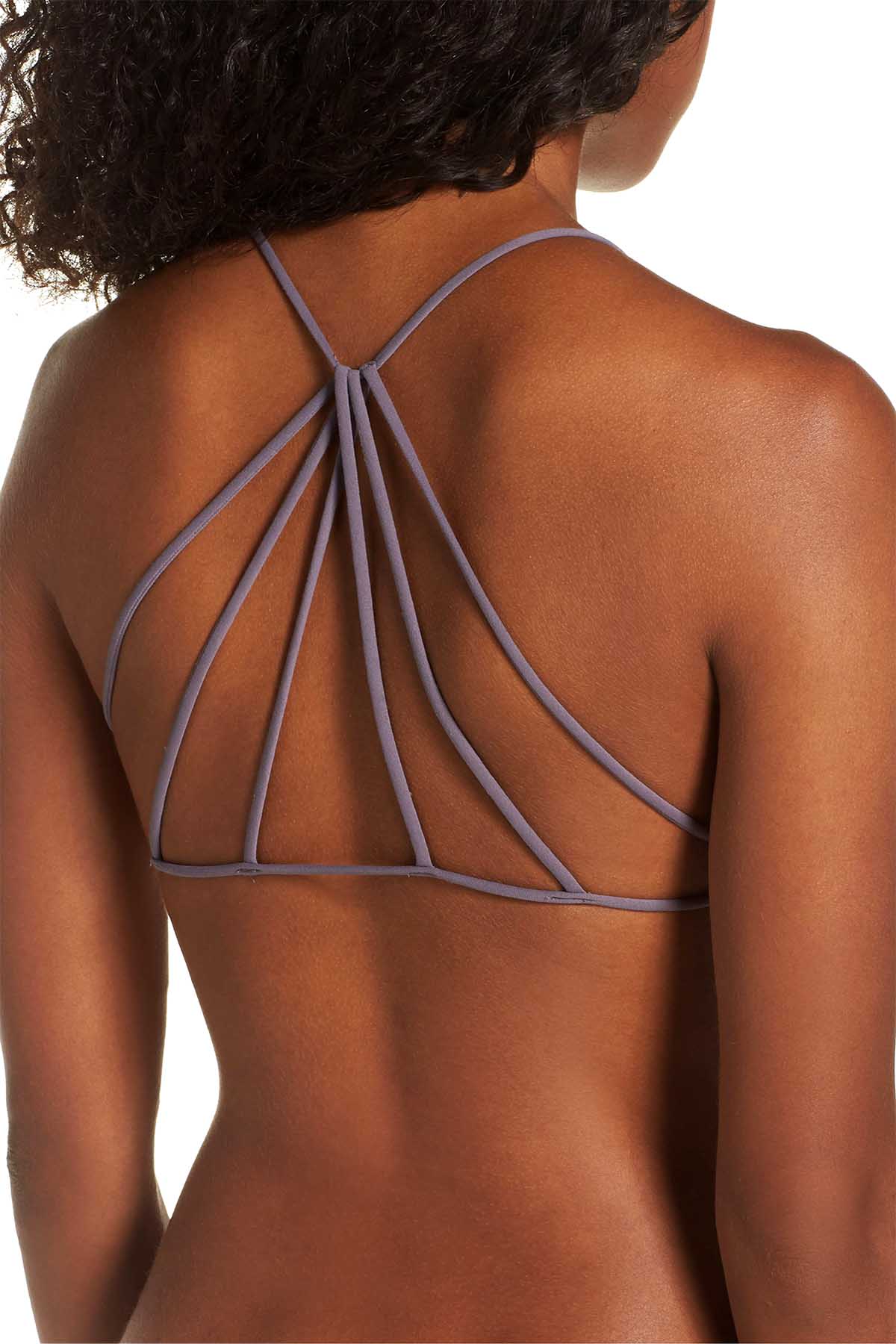 Free People Intimately Graphite Seamless Strappy Back Bralette