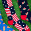 Fun Socks Red/White/Navy Stars/Stripes Americana Crew Socks