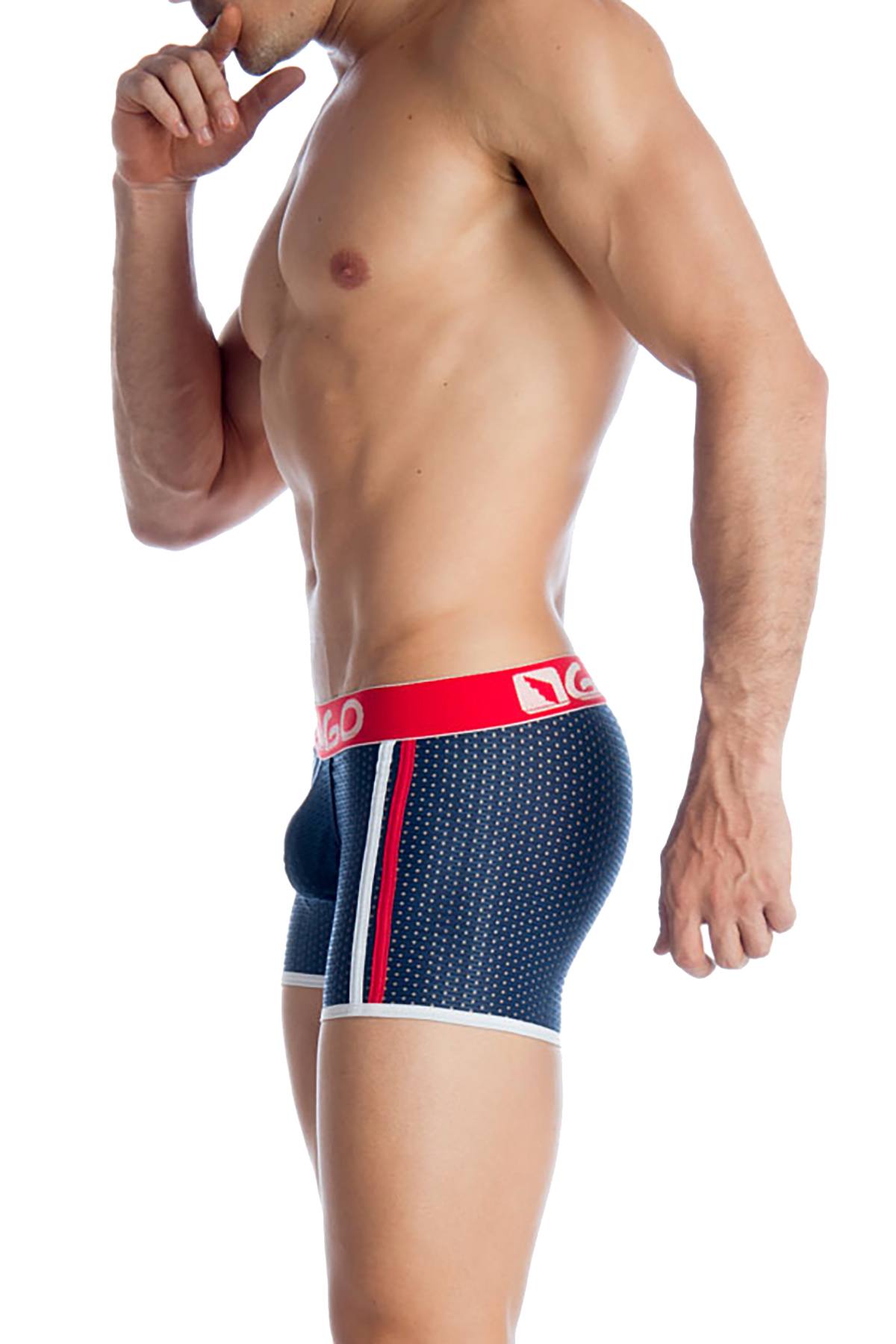 Gigo Blue Jokises Long Boxer Brief