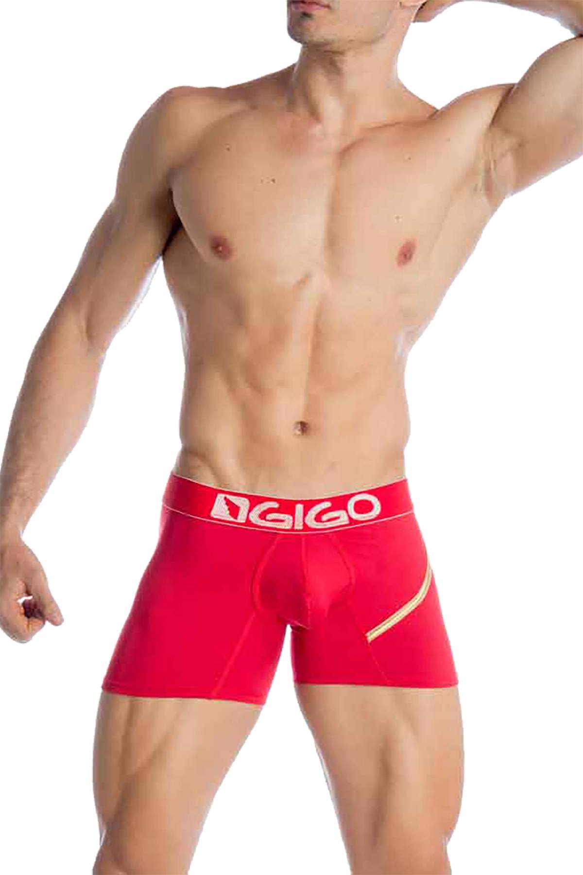 Gigo Red Mariage Long Boxer Brief