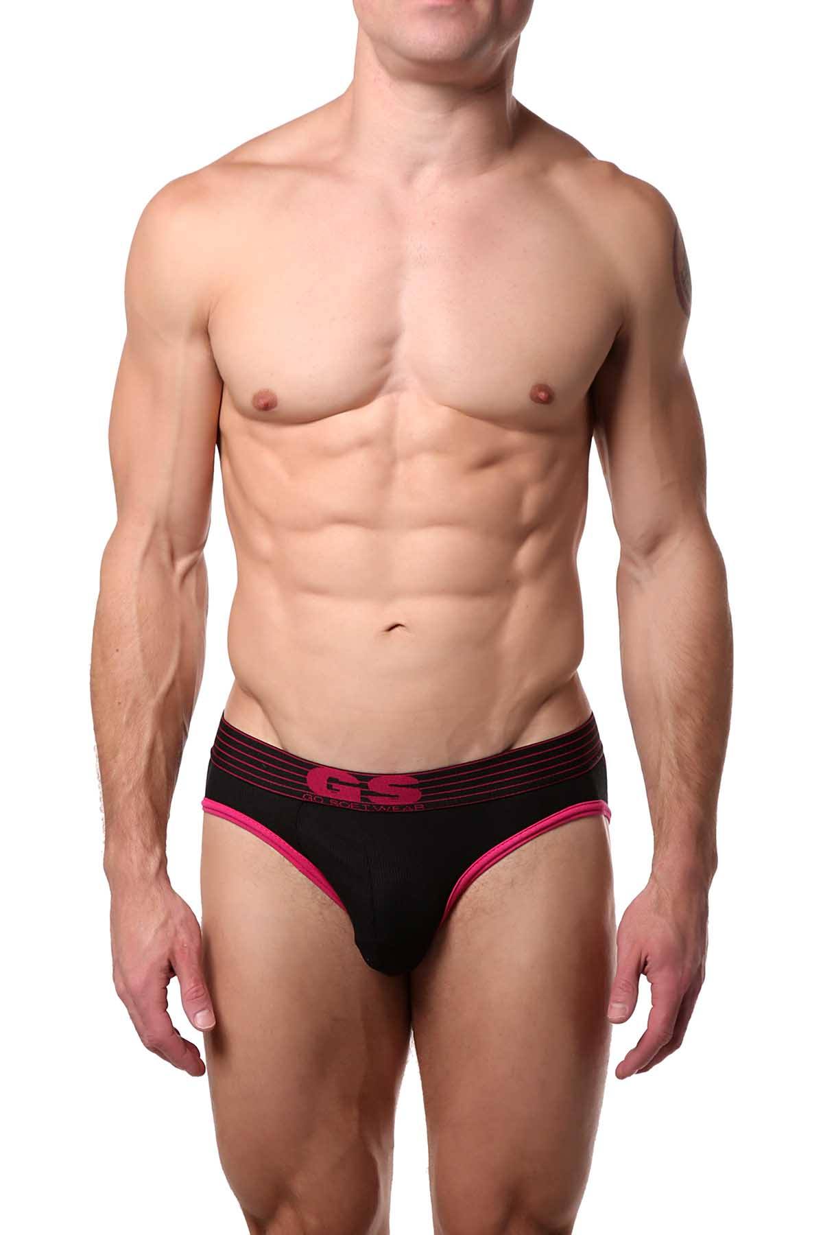 Go Softwear Black/Fuchsia Pop Volt Reveal Jock-Brief