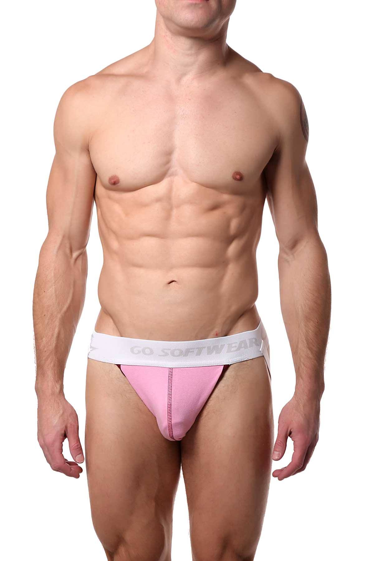 Go Softwear Pink/Burgundy Cal Classic Jock