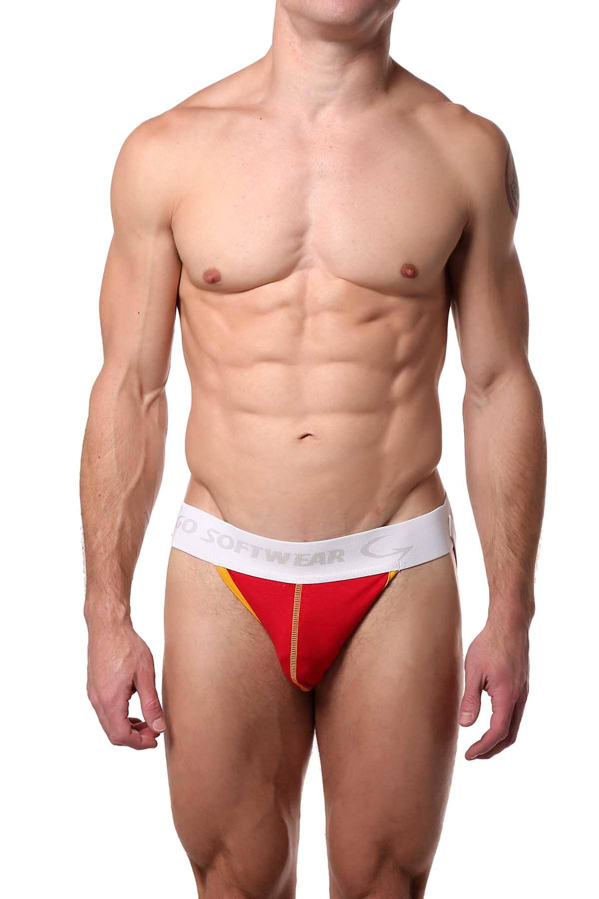 Go Softwear Red/Gold Cal Classic Jock