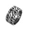 Gomaya Double Chain Stainless Steel Ring