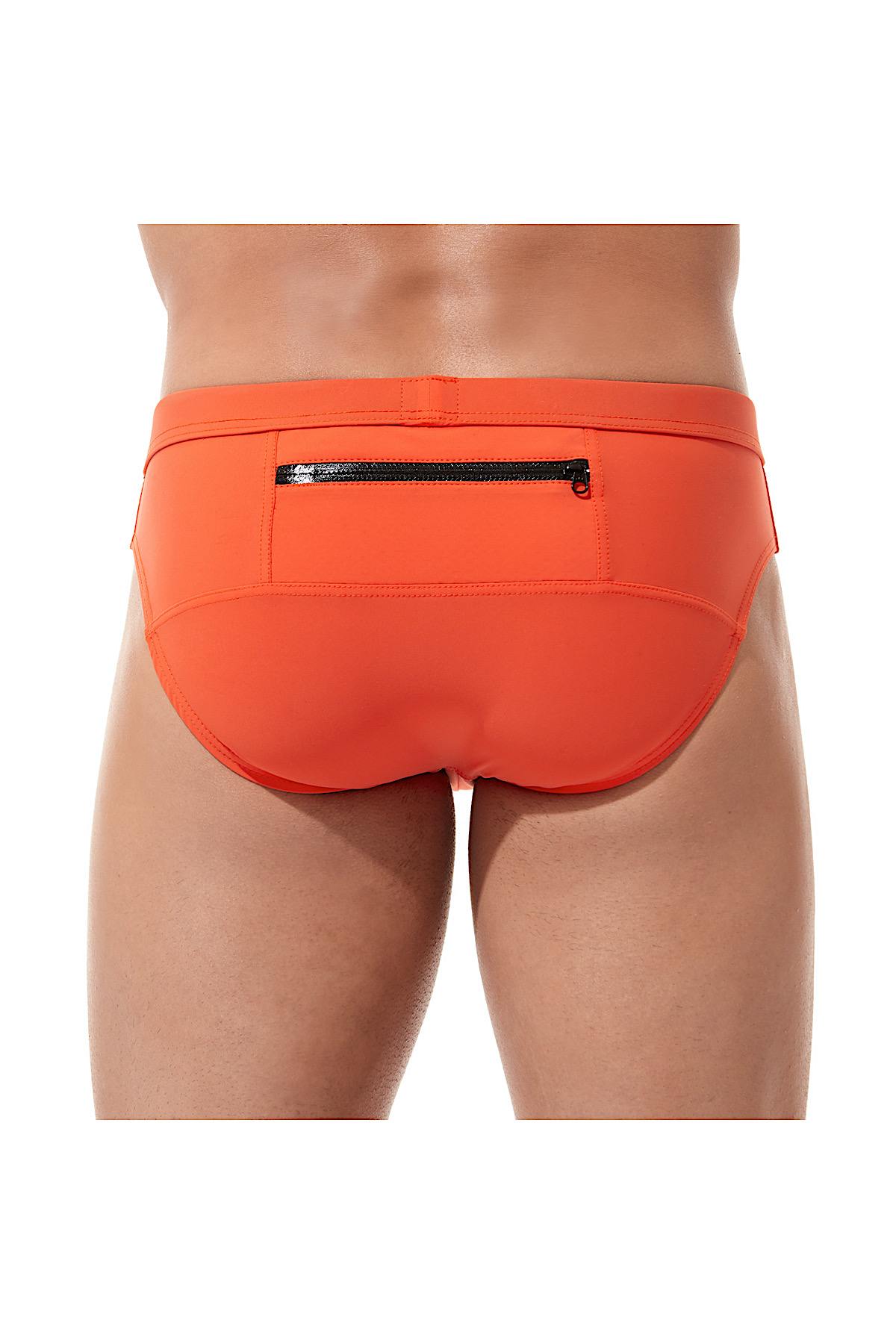 Gregg Homme Orange Exotic Swim Brief