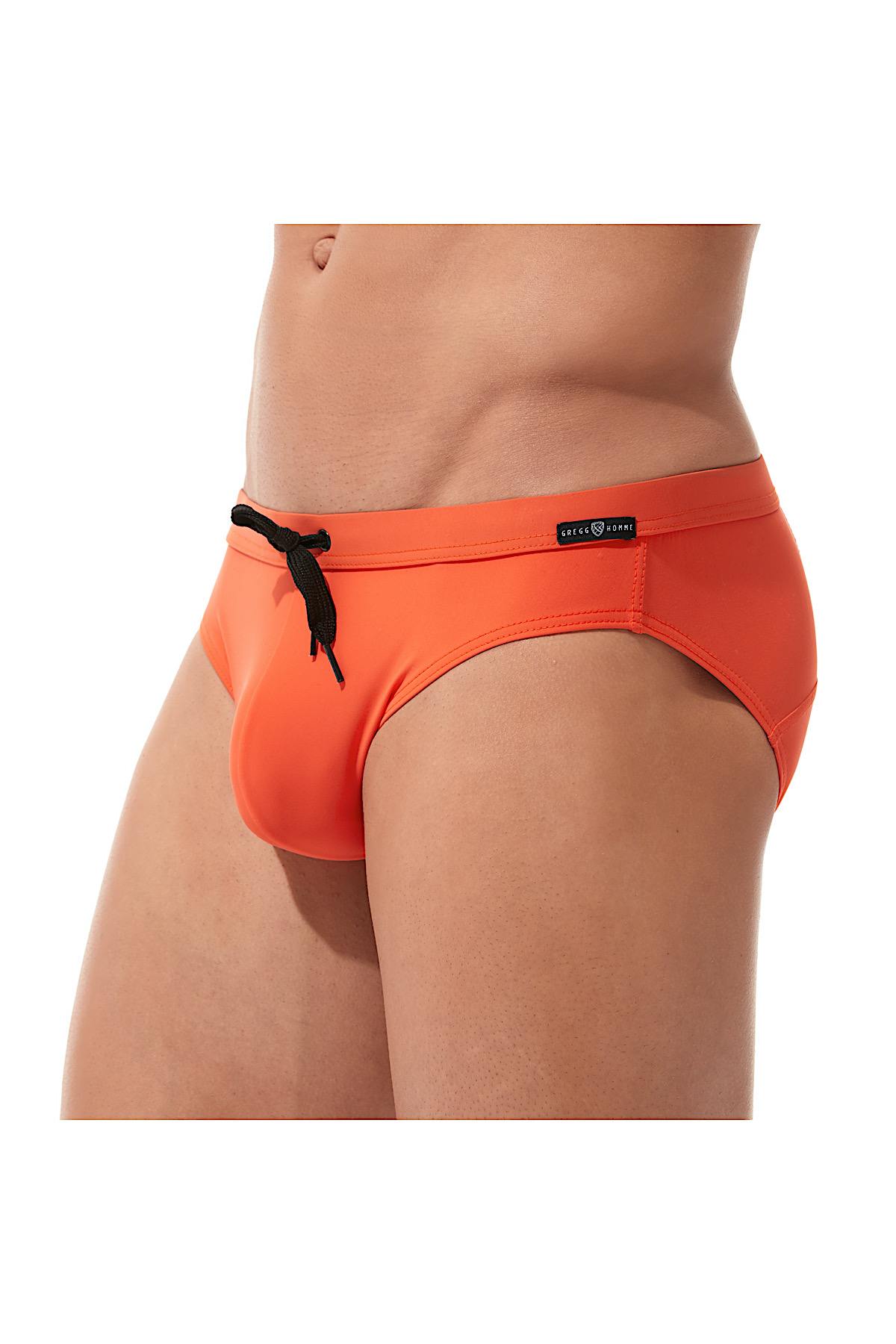 Gregg Homme Orange Exotic Swim Brief