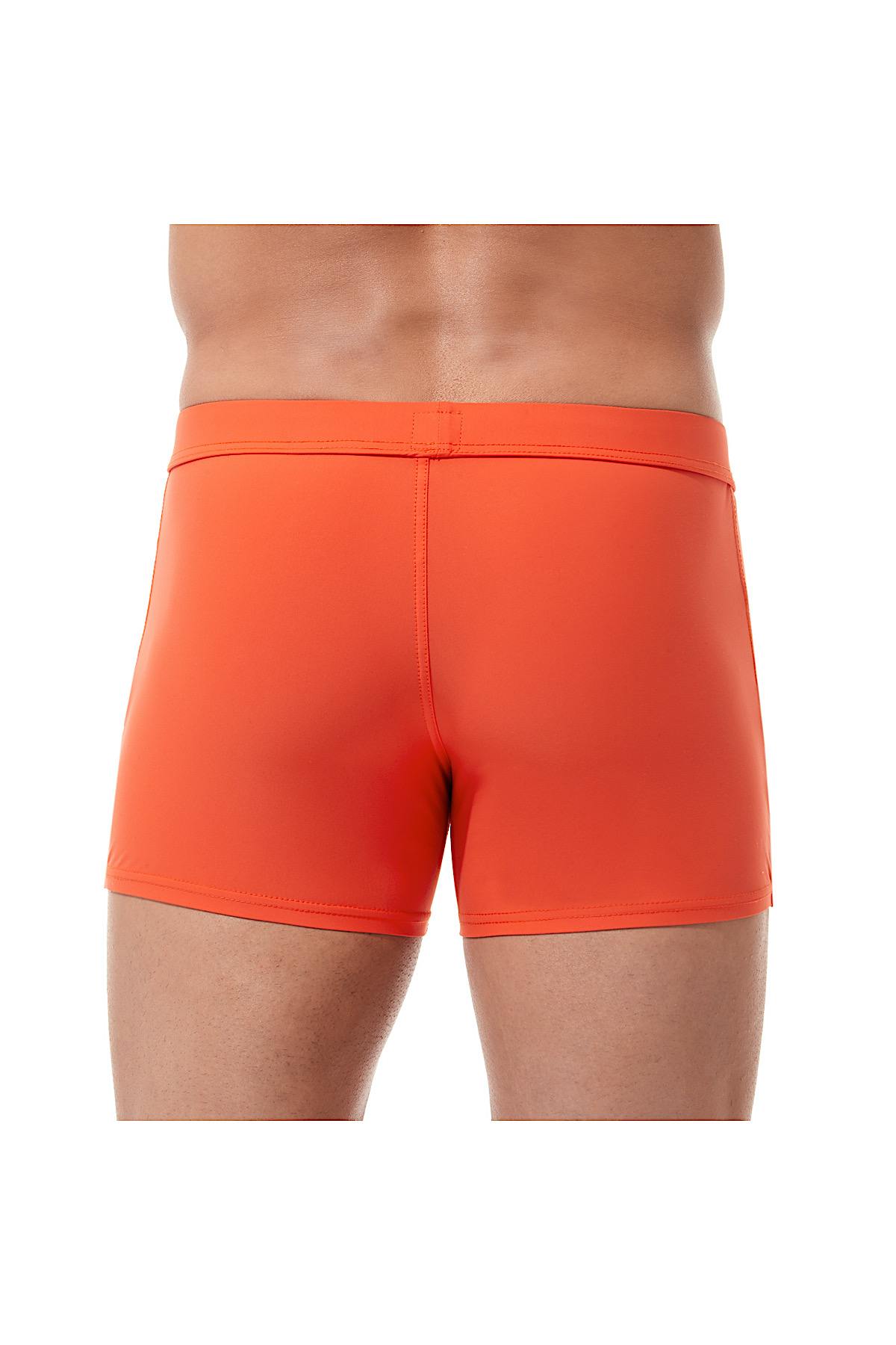 Gregg Homme Orange Exotic Swim Trunk