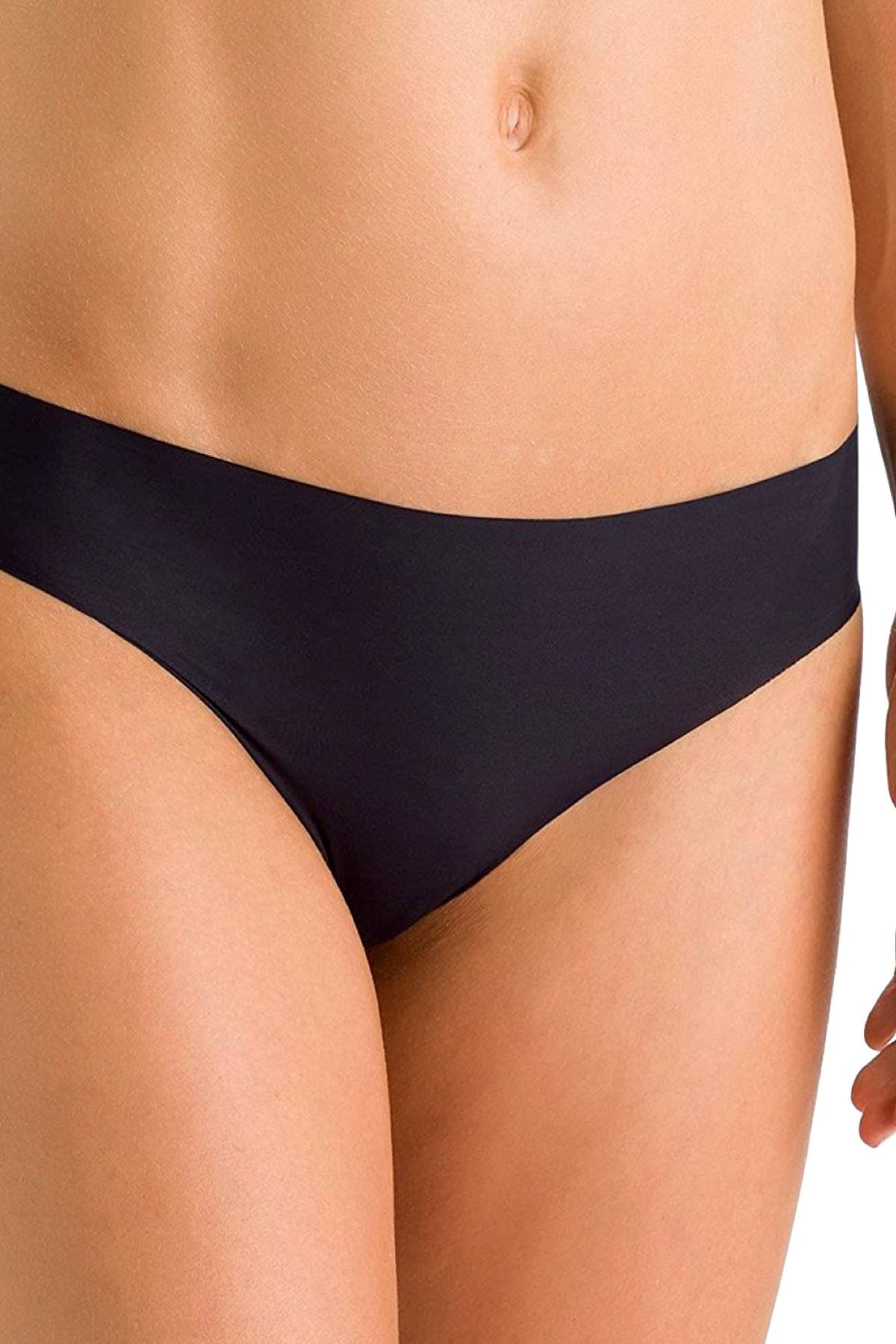 HANRO Black Smooth Illusion Brazilian Panty