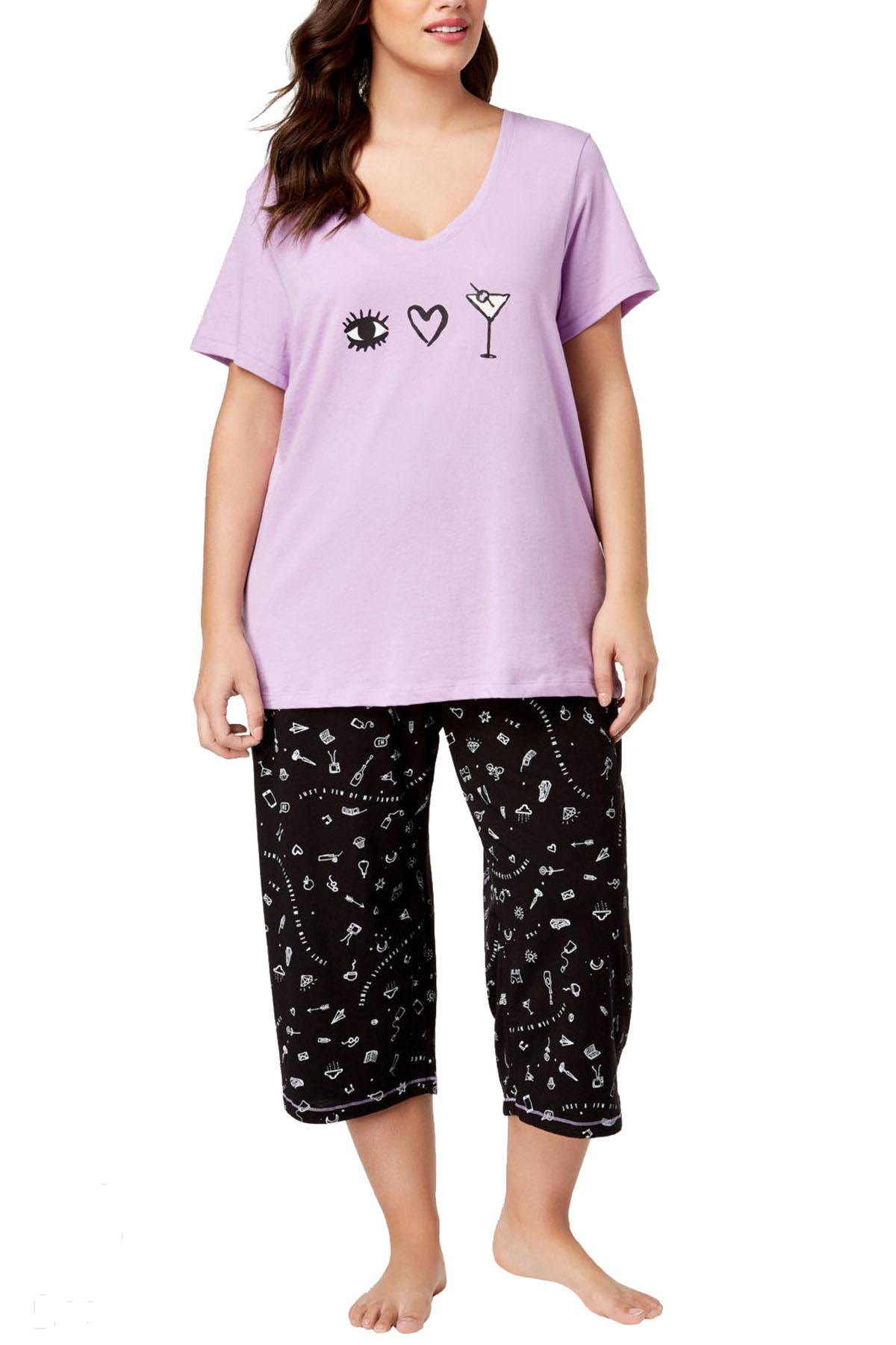 Hue capri pajama online set