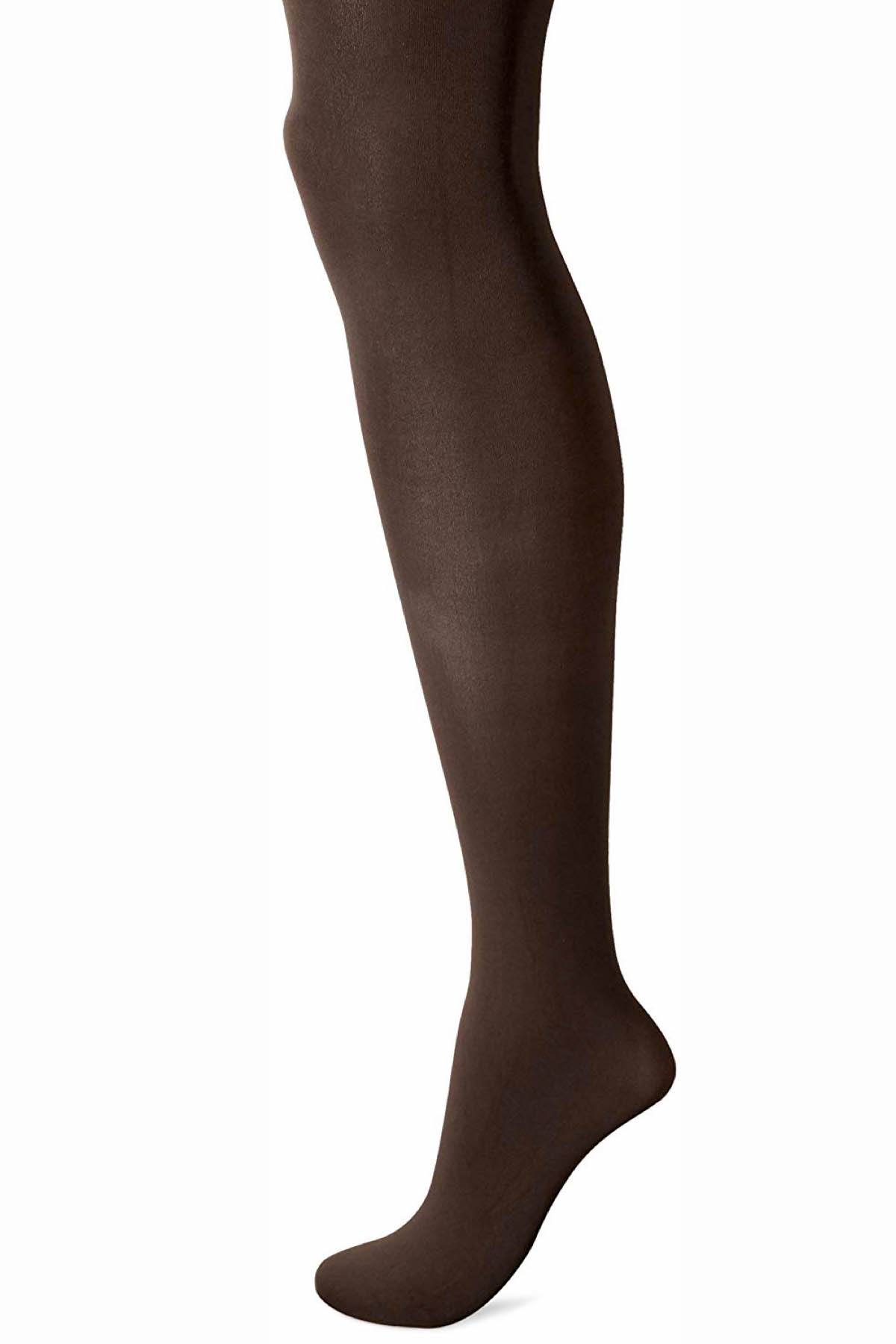 Hanes PETITE Mocha Shapes/Smoothes X-Temp Everyday Opaque Tights