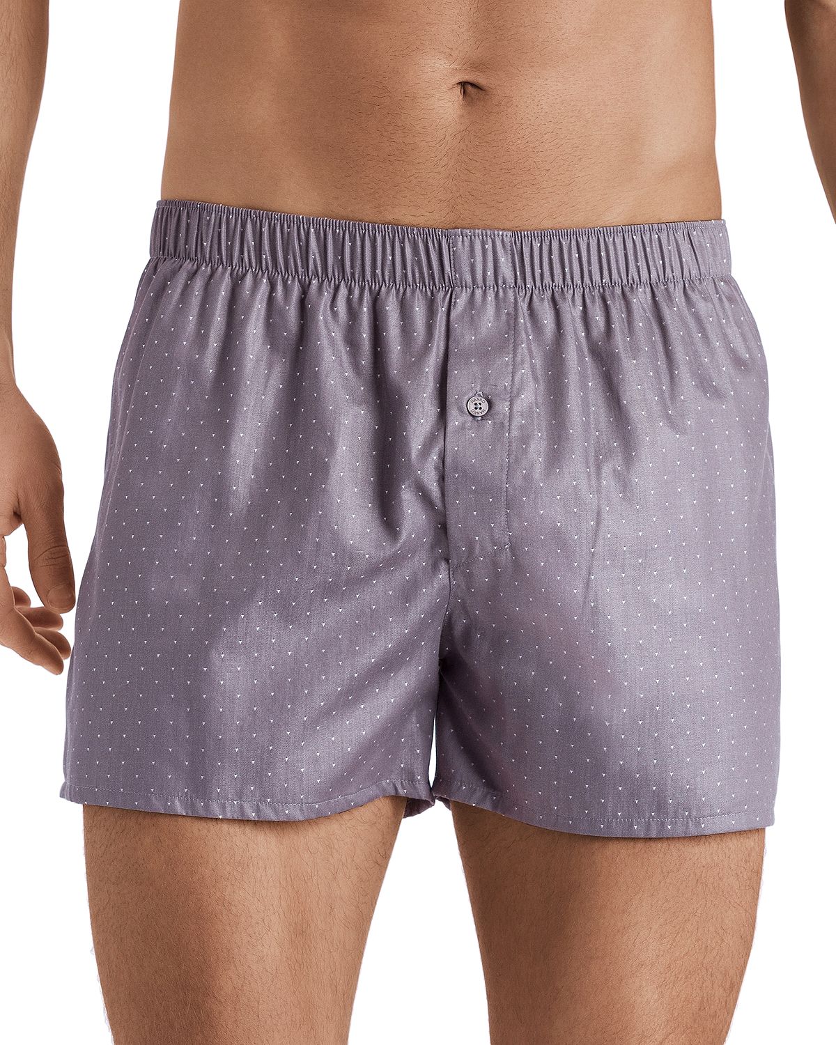 Hanro Fancy Woven Boxers Minimal Triangle