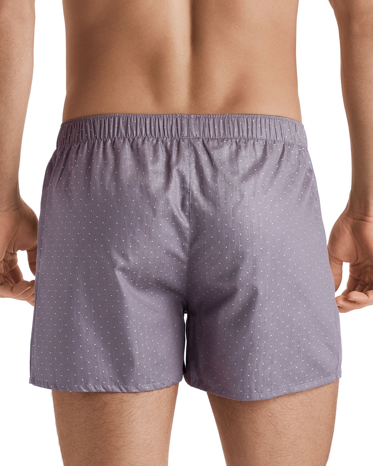 Hanro Fancy Woven Boxers Minimal Triangle