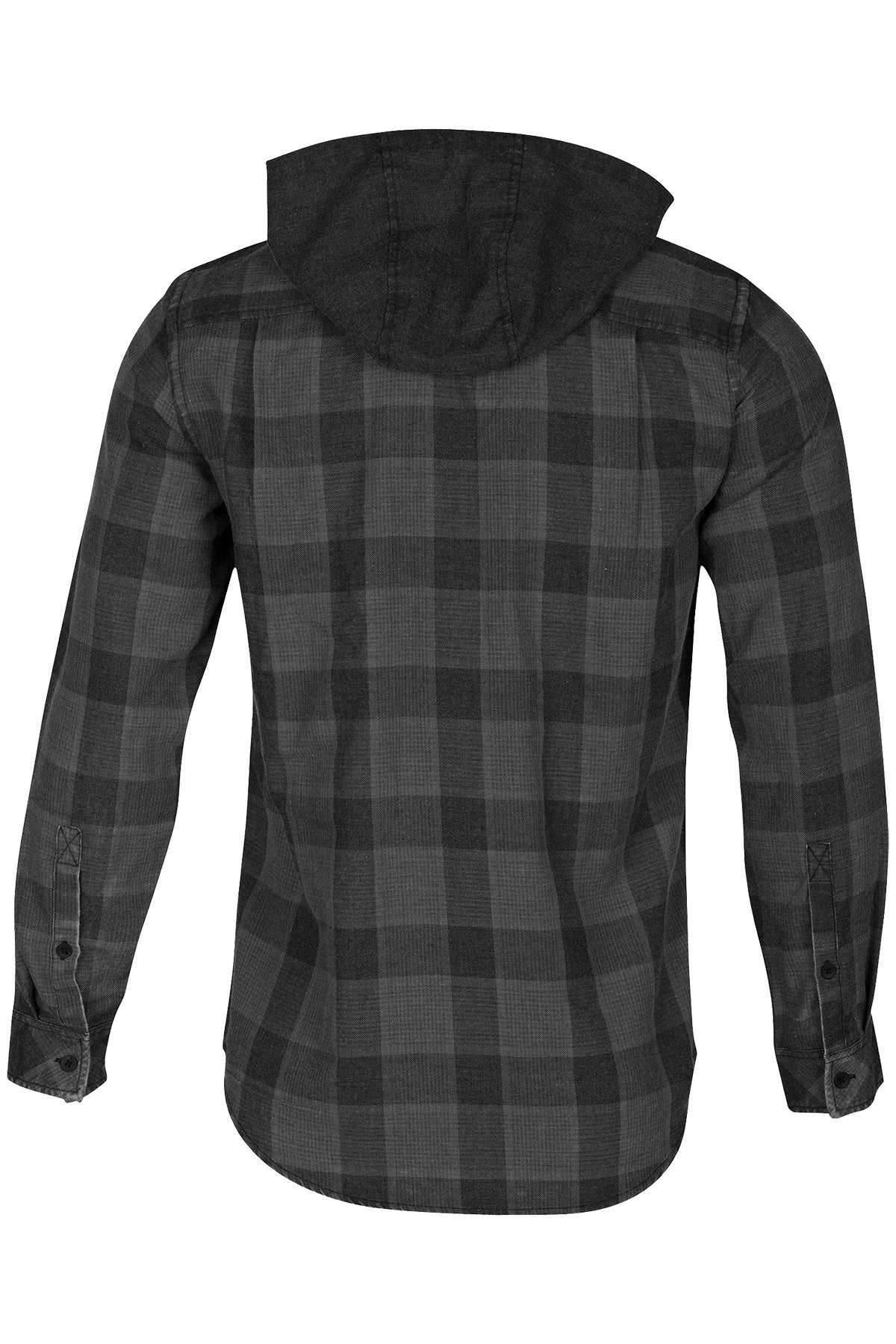 Hurley Black/Grey Landon Hooded Button Up Shirt