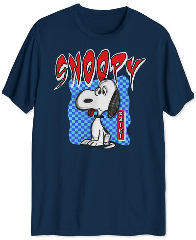 Hybrid Big Chillin Snoopy Graphic T-shirt Navy