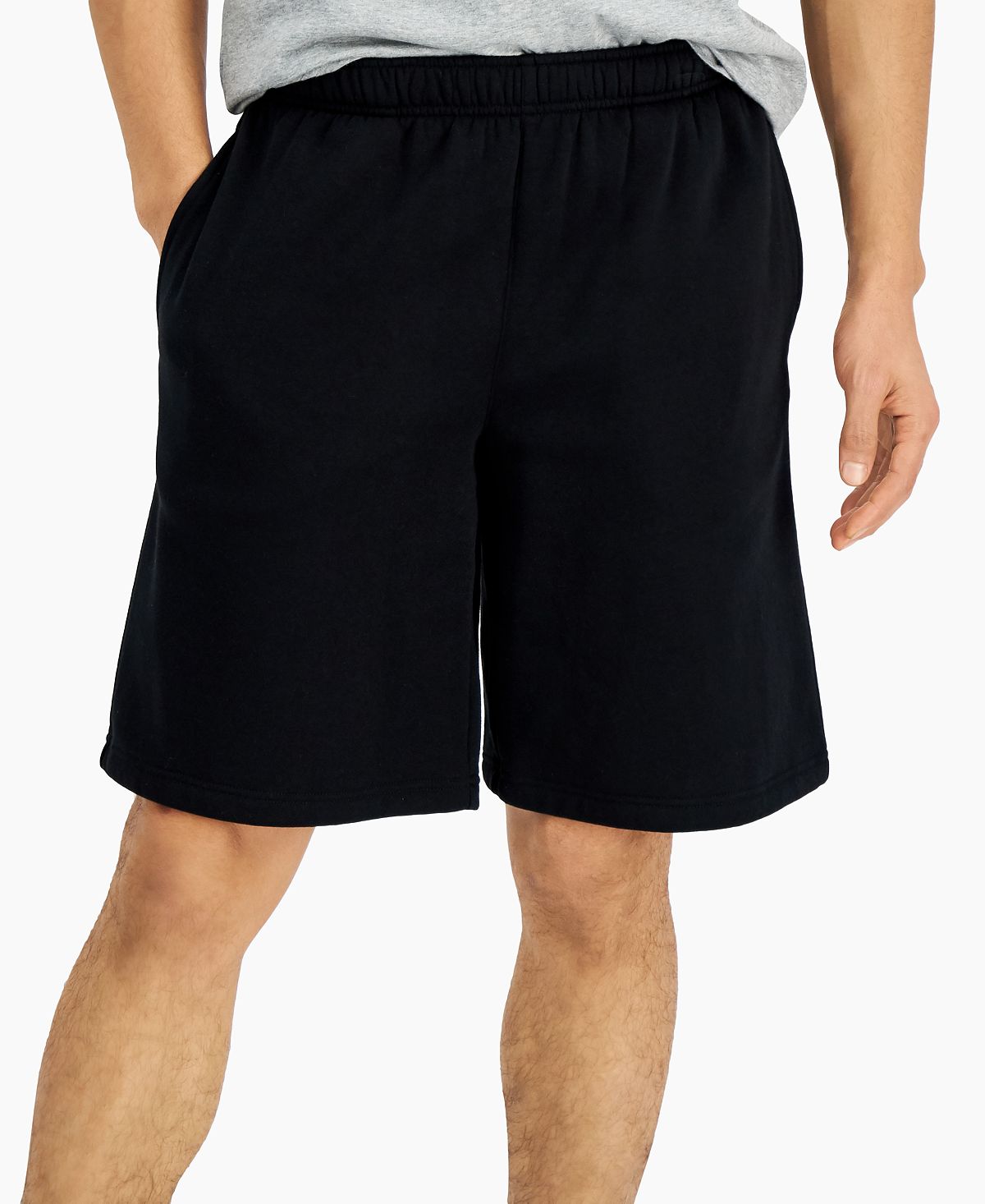 Id Ideology Fleece Shorts Deep Black