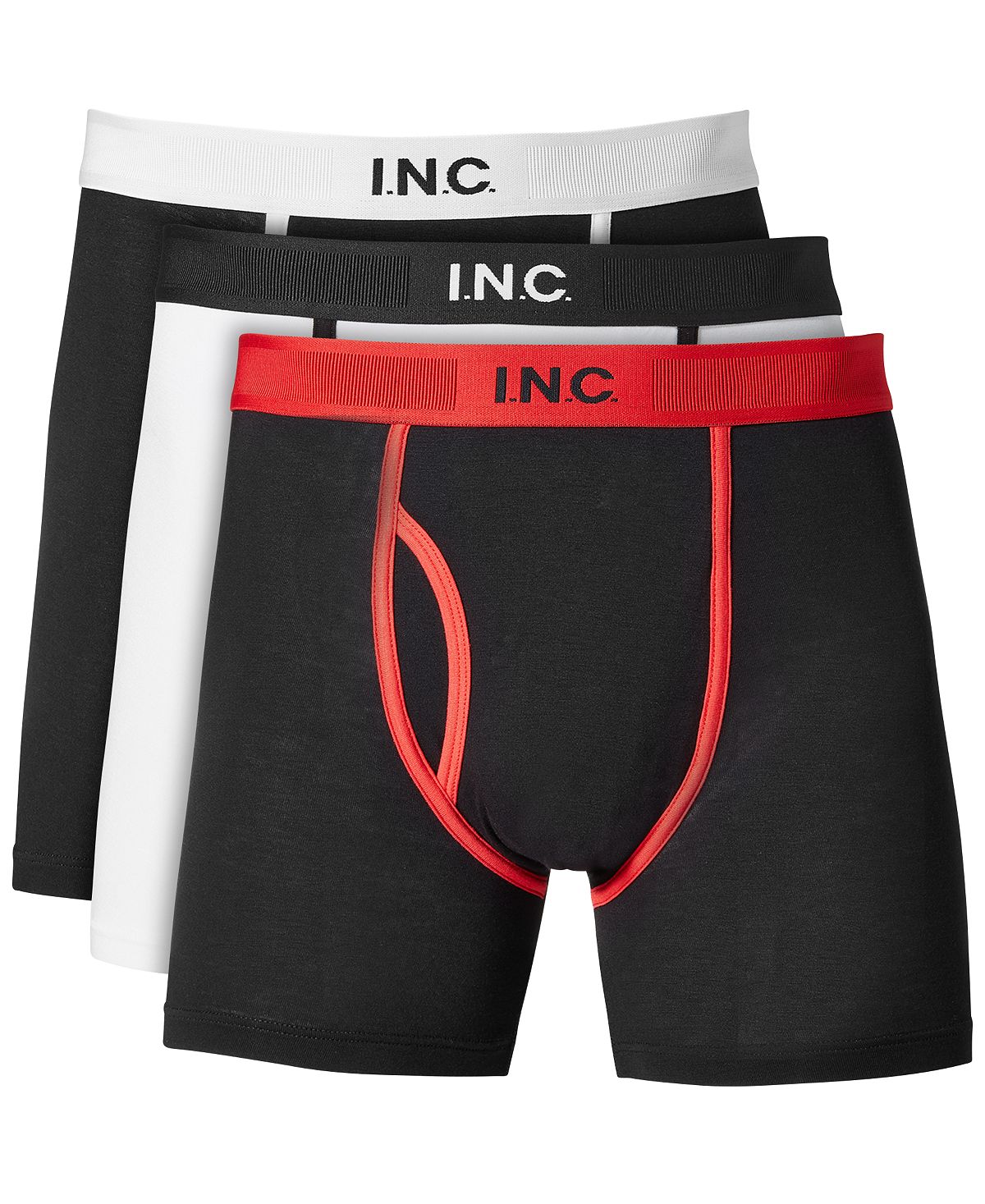 Inc International Concepts 3-pack Boxer Briefs Black