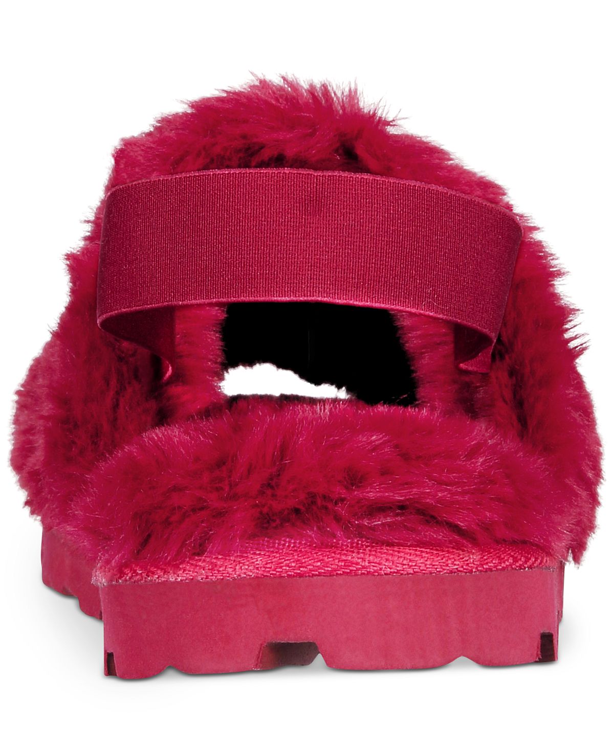 Inc International Concepts Faux-fur Slippers Red