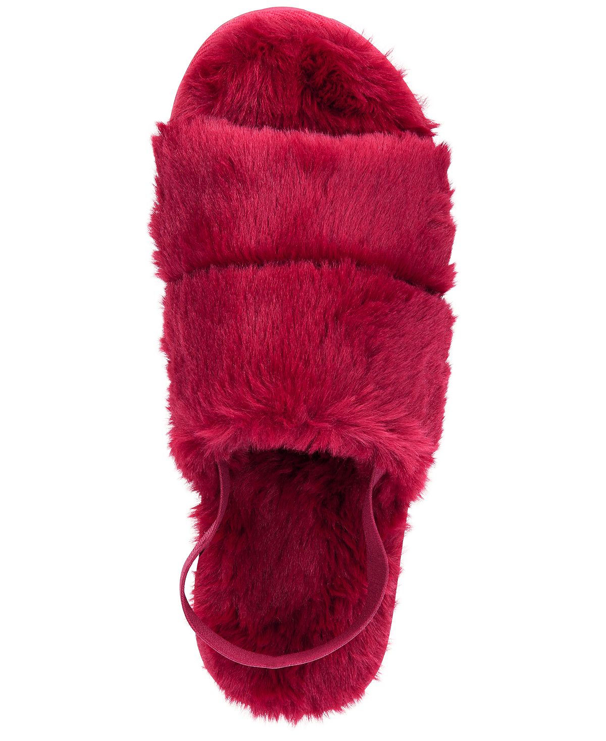 Inc International Concepts Faux-fur Slippers Red