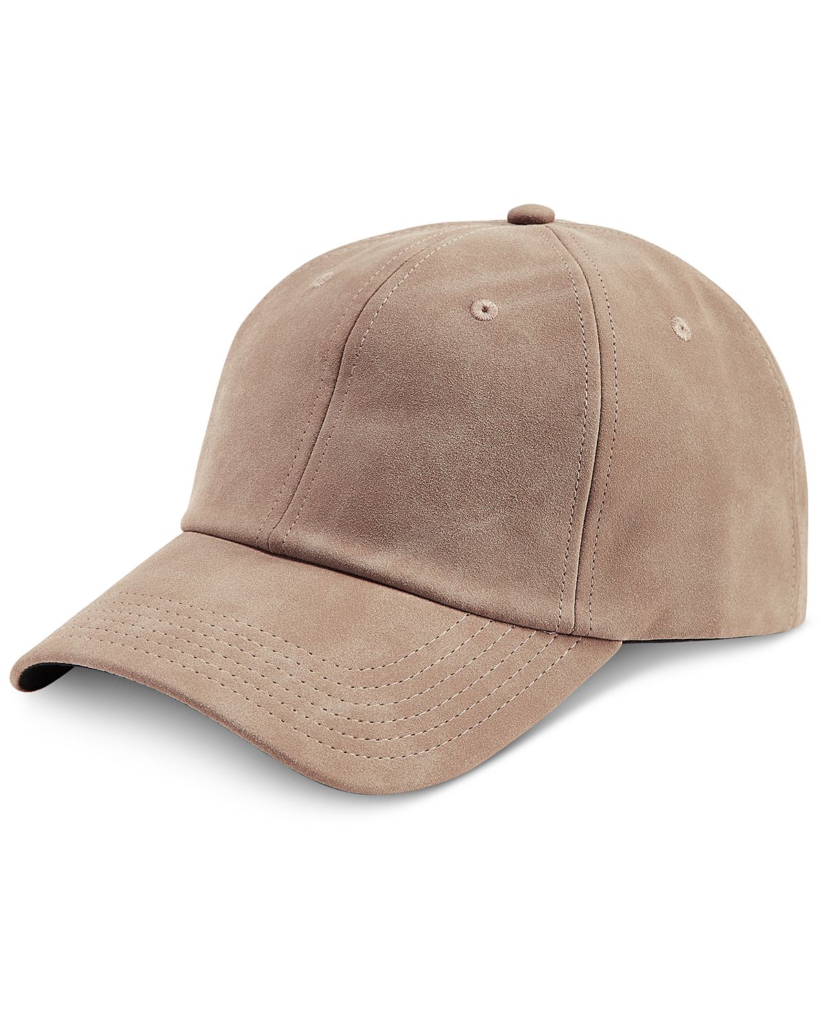 Inc International Concepts I.n.c. Faux Suede Cap Beige Combo