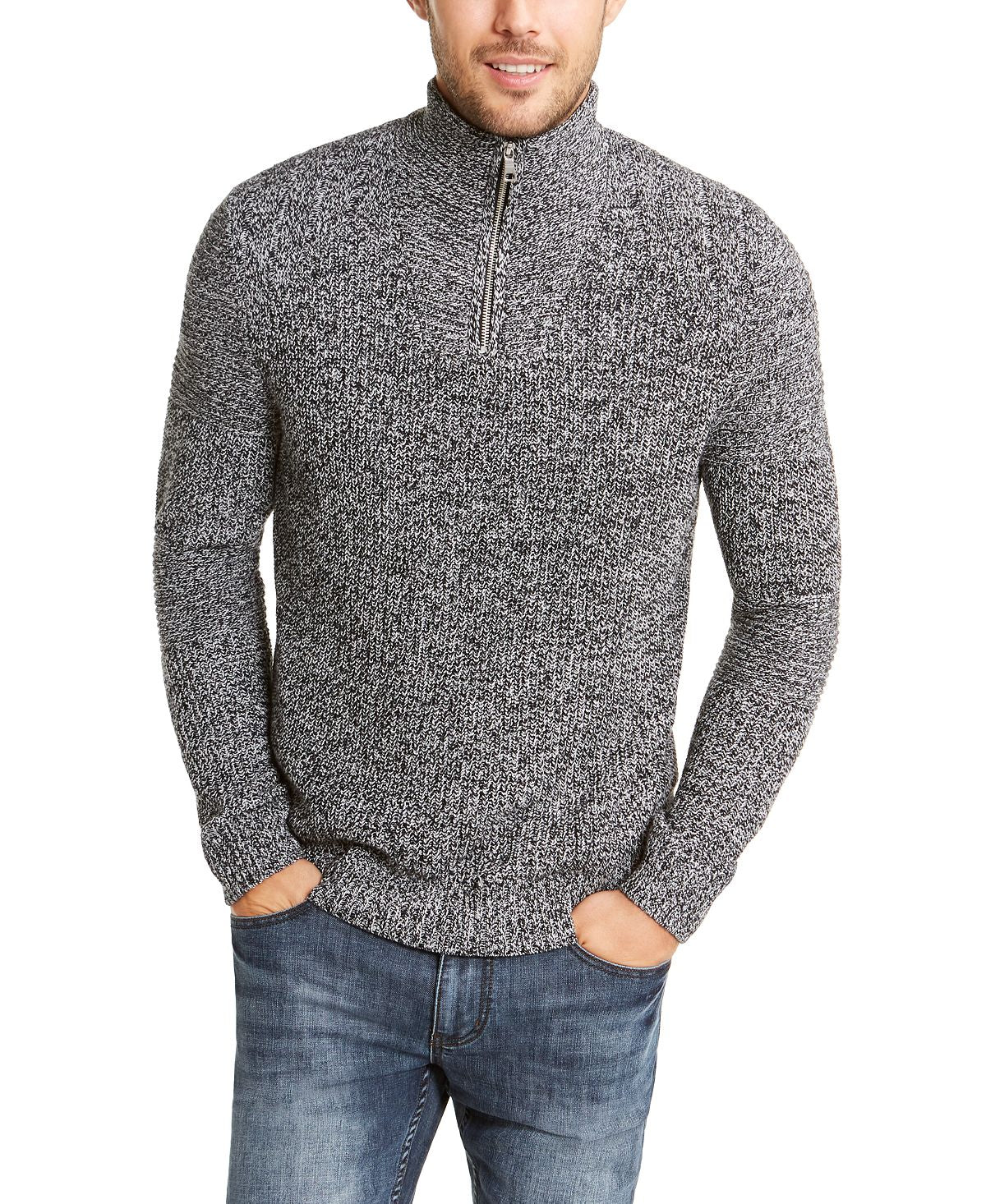 Inc International Concepts Quarter-zip Sweater High Rise