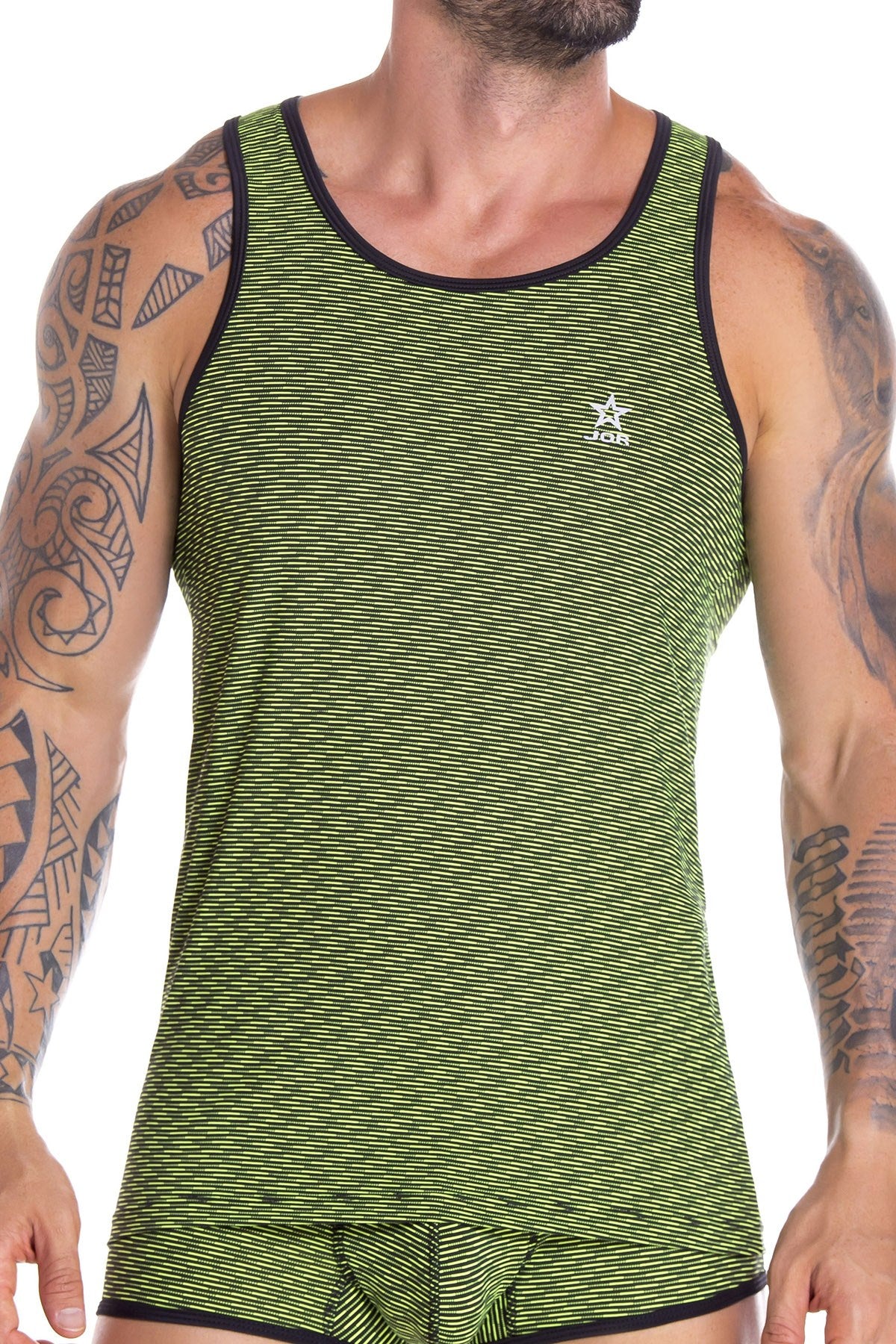 JOR 0821 Green Neon Tank Top