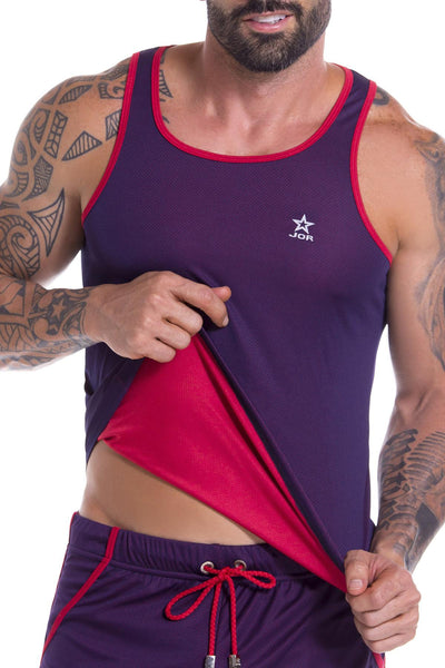 JOR 0916 Blue Training Tank Top