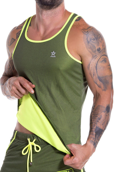 JOR 0916 Green Training Tank Top