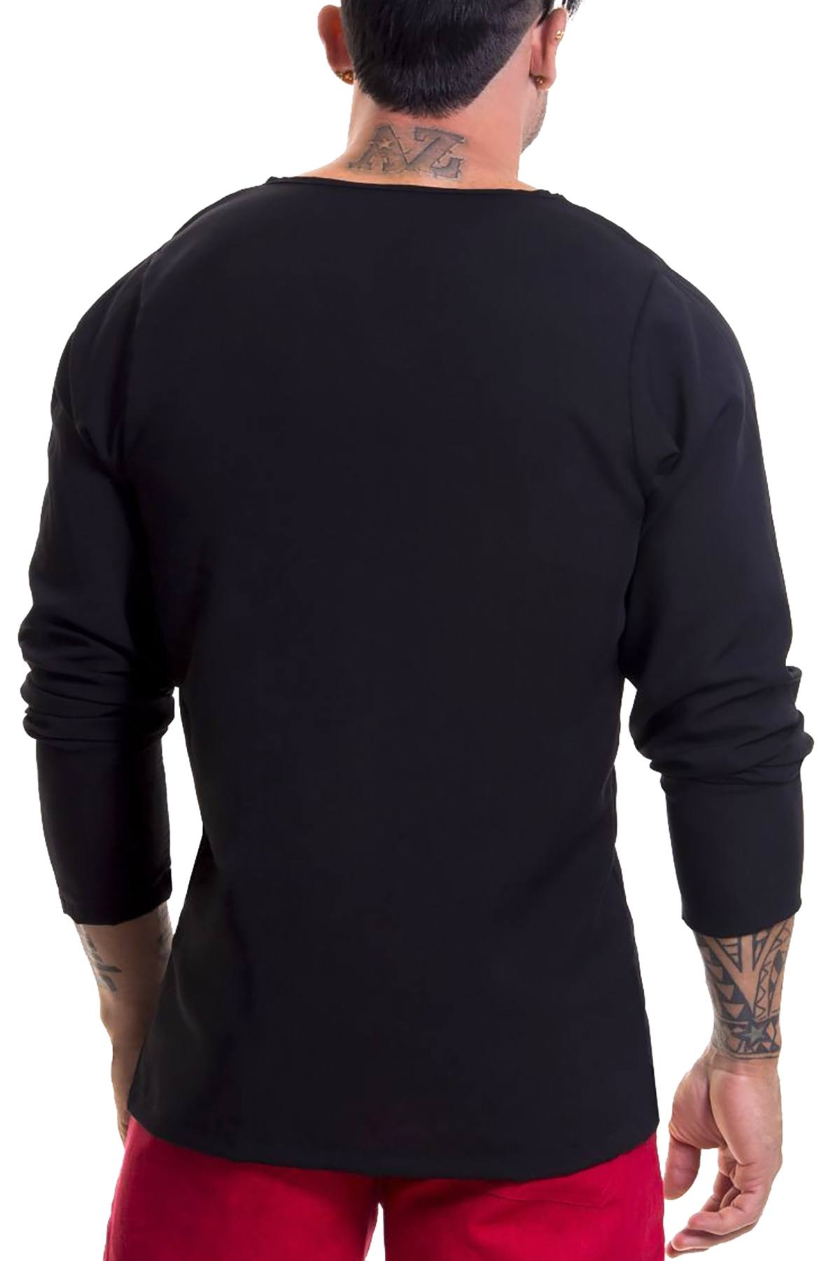 JOR Black Baru Long-Sleeve Top