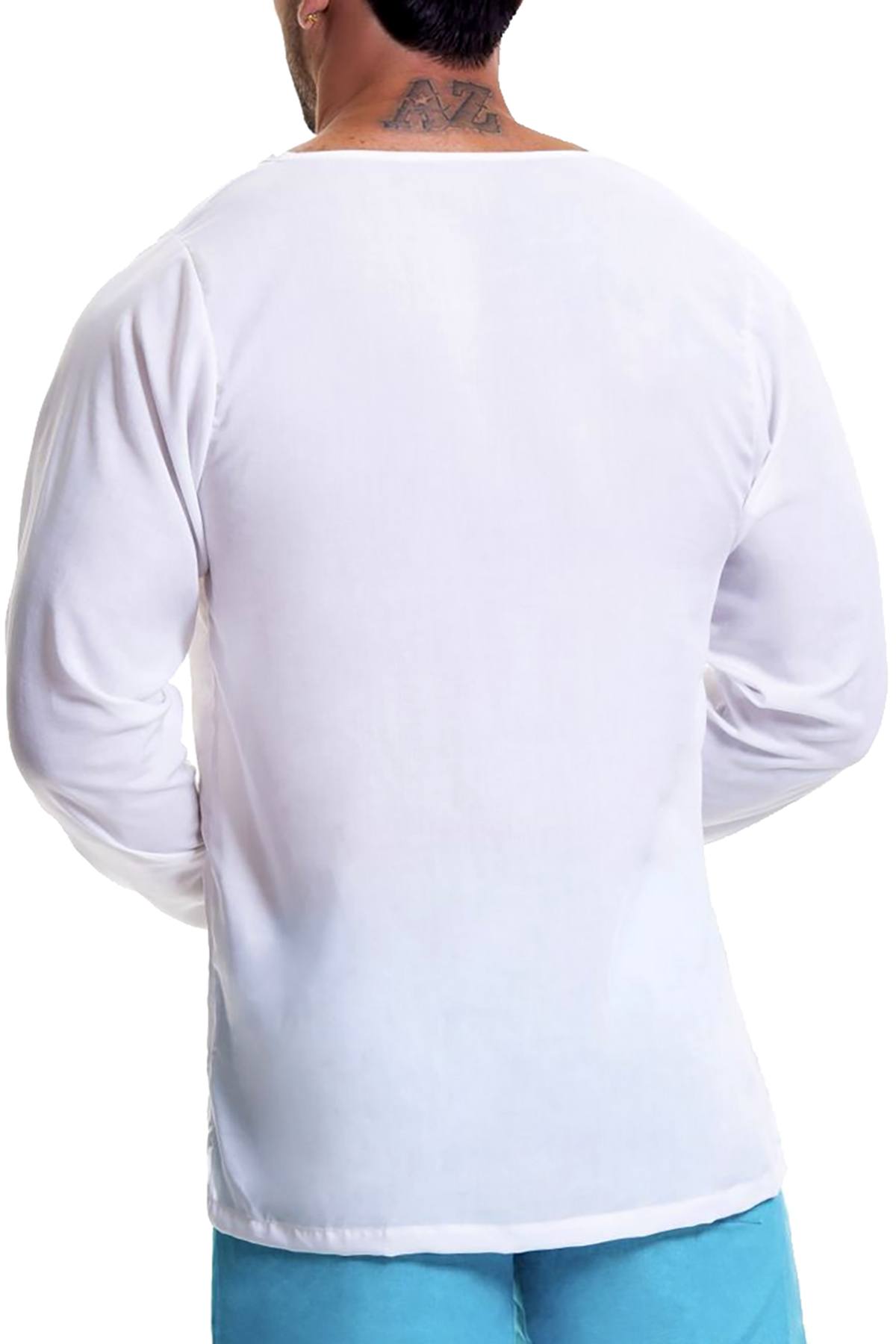 JOR White Baru Long-Sleeve Top