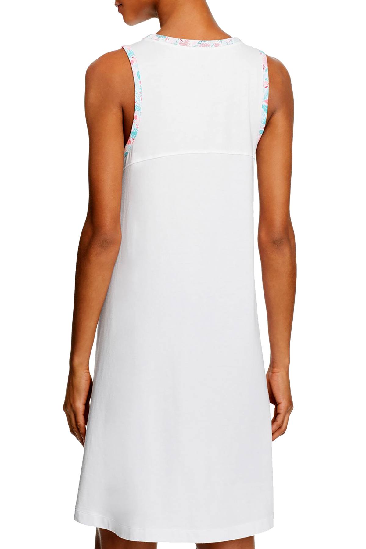 Jane and Bleeker White Big Beach Bag Bloomies Exclusive Knit Lounge Dress