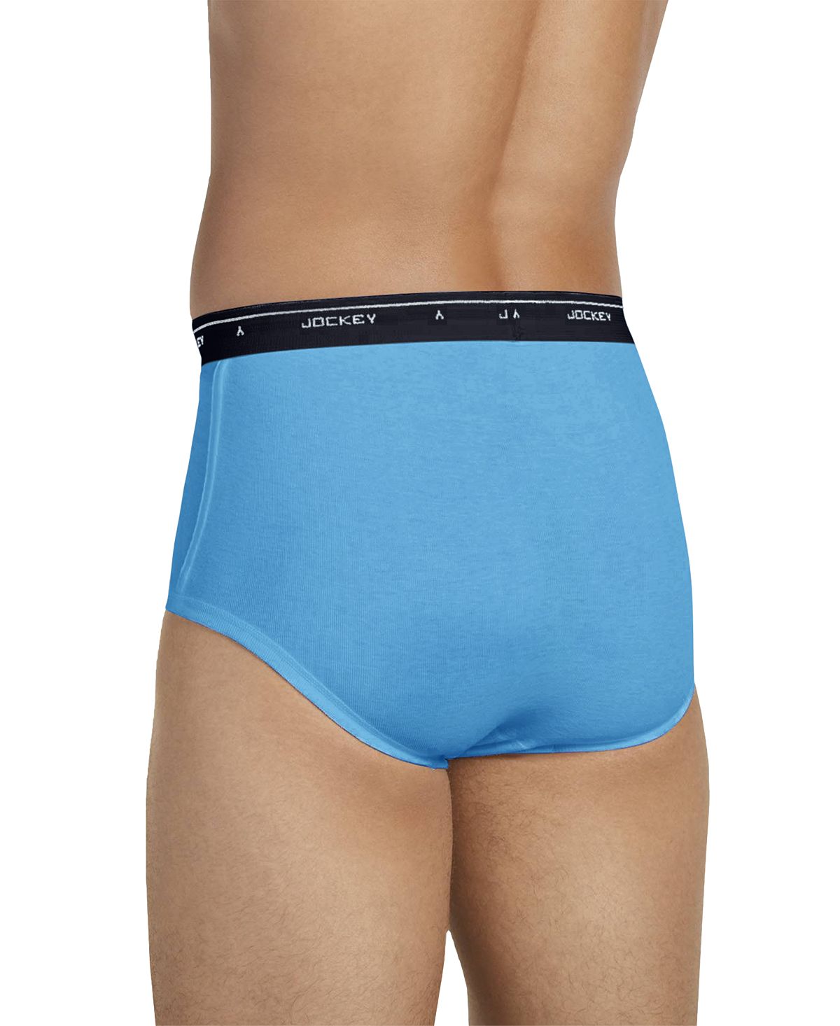 Jockey Classic Collection Full Rise Briefs 4 Pack Blue Cheapundies 1831