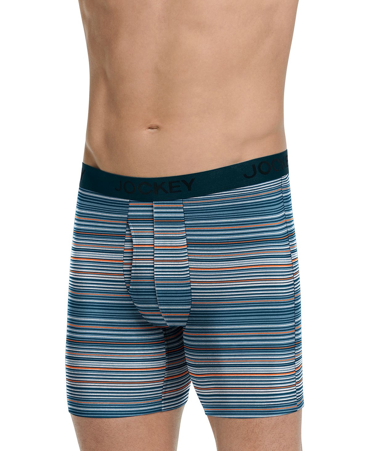 Jockey Flex 365 Cotton Stretch Boxer Brief 4 Pack True Navy