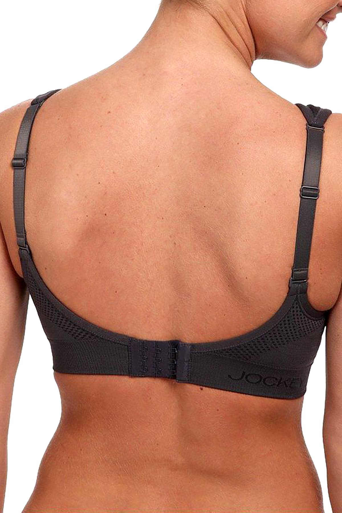 Jockey Iron Grey High Impact Seamless Sports Bra