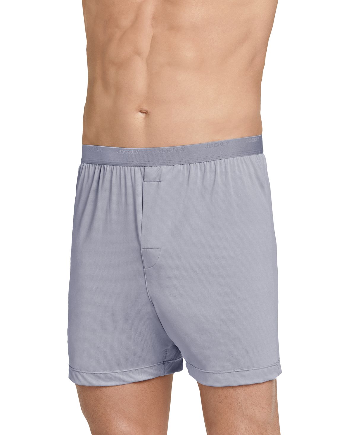 Jockey Travel Quick-dry Boxers Grey