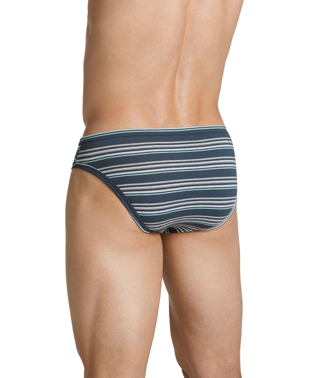 Jockey Underwear Elance Bikini 3-pack Joy Stripe Grey Green Asst –  CheapUndies
