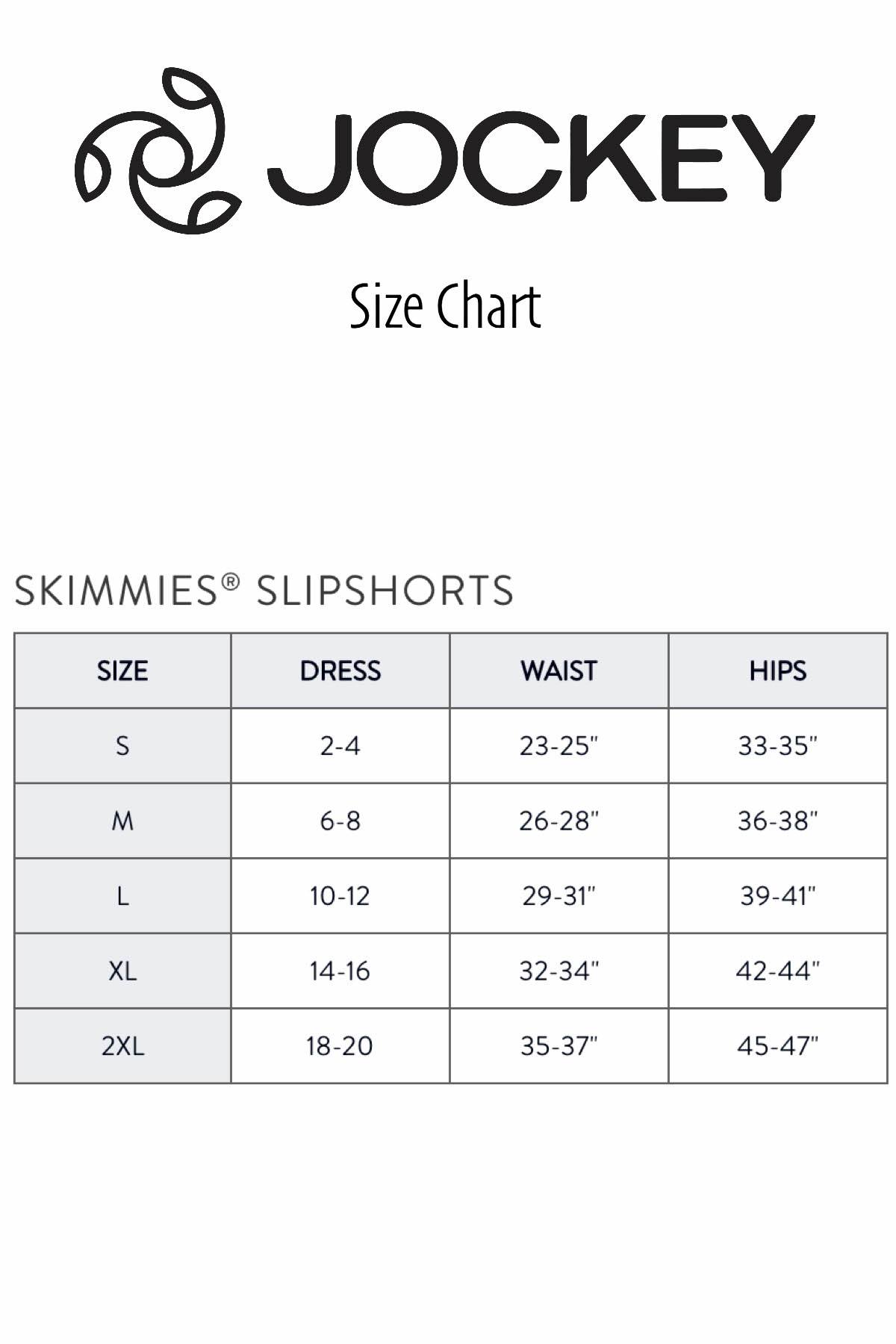 Jockey® Skimmies® Women's Slipshort - White, XL - Kroger